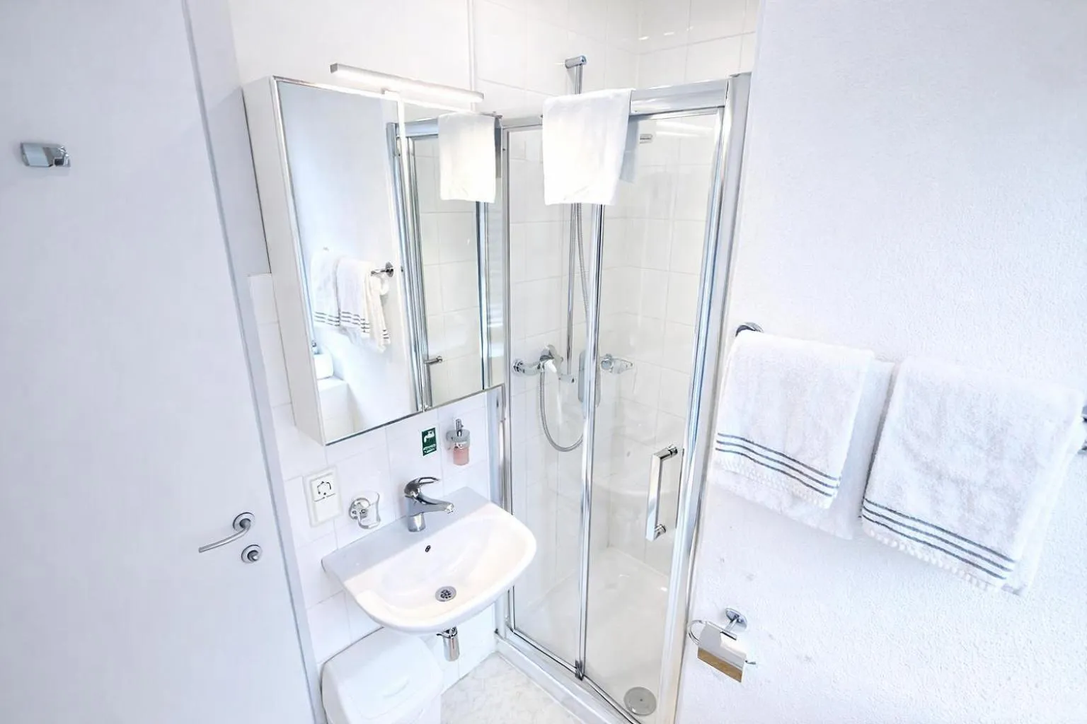 Bathroom in Hotel San Carlo