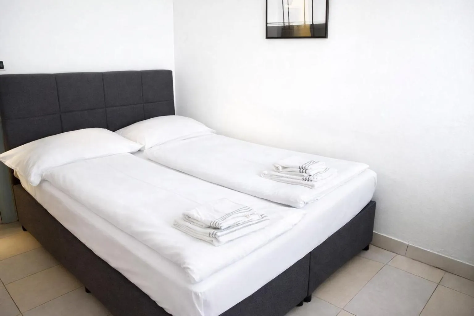 Bed in Hotel San Carlo