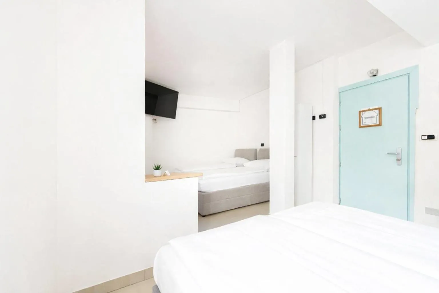 Bedroom, Bed in Hotel San Carlo