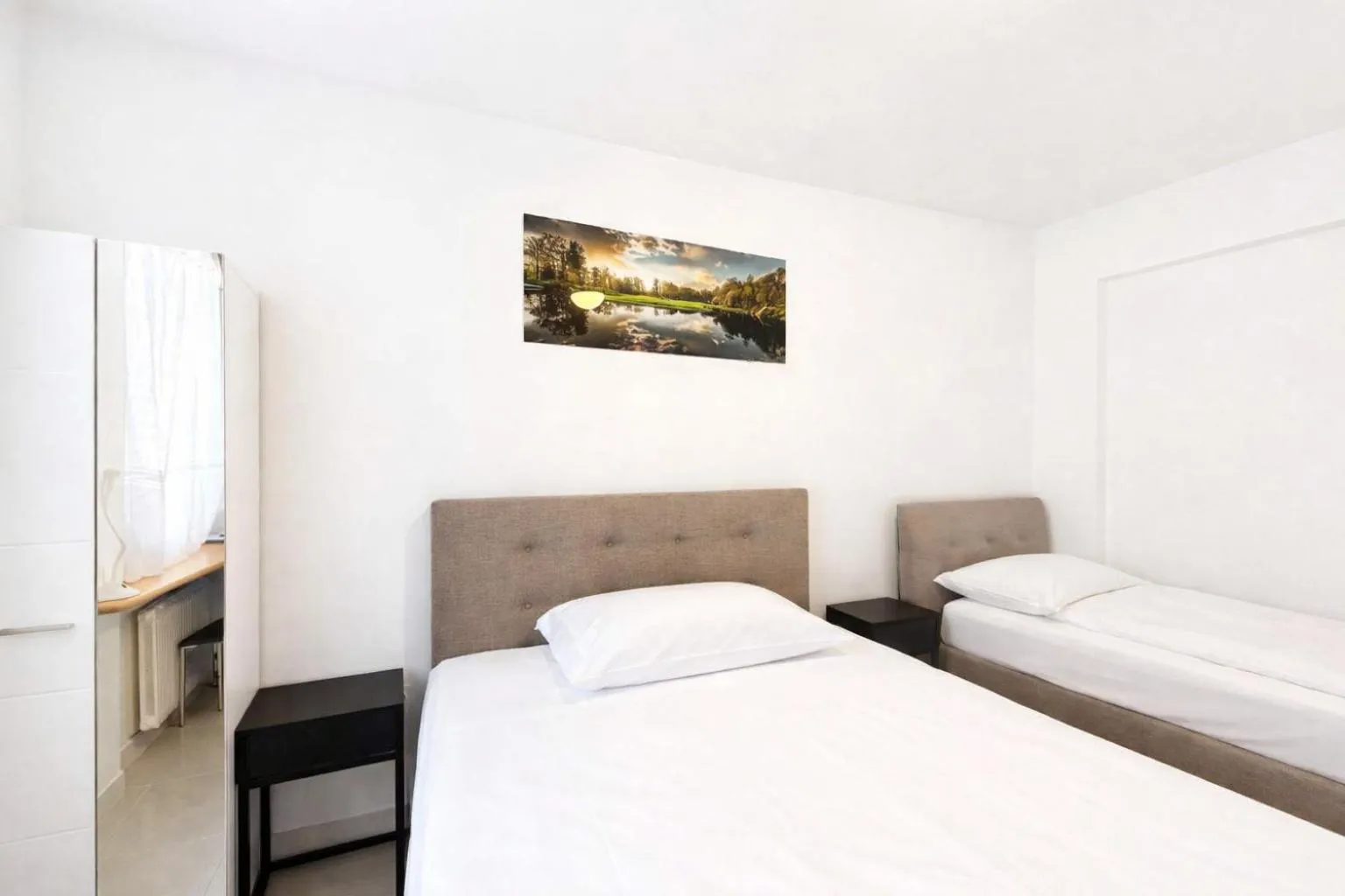 Bed in Hotel San Carlo