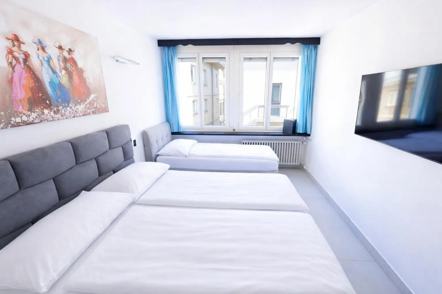 Bedroom, Bed in Hotel San Carlo