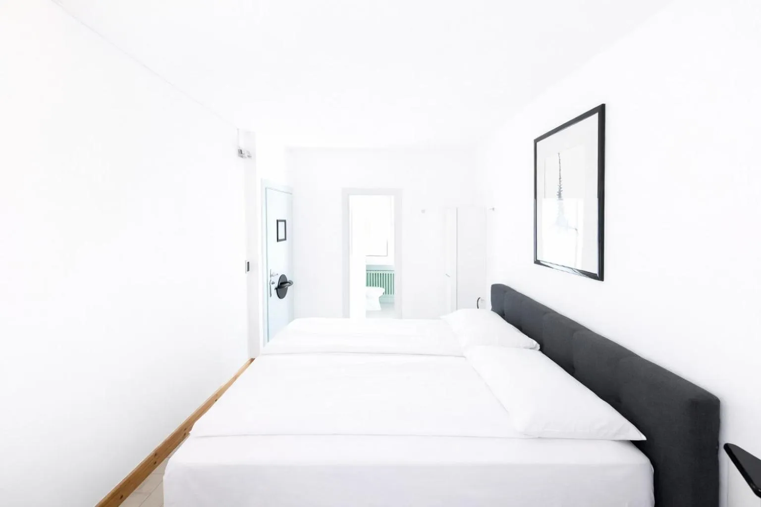 Bed in Hotel San Carlo