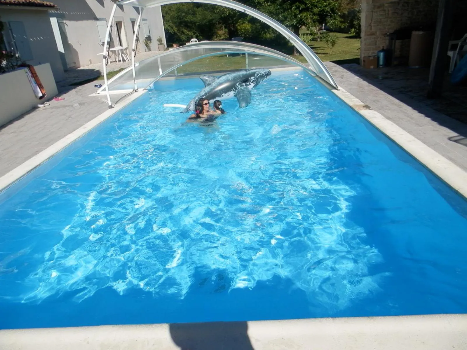Swimming pool in Au pré du Mignon aux portes du Marais Poitevin