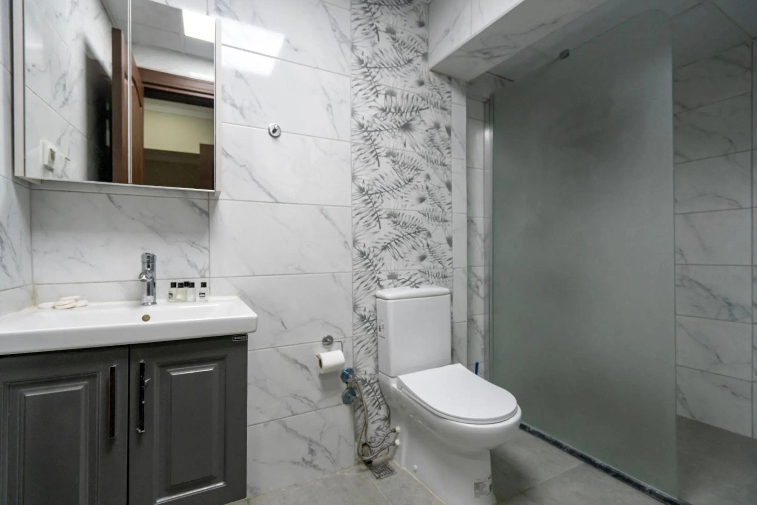 Bathroom in Marka Hotel