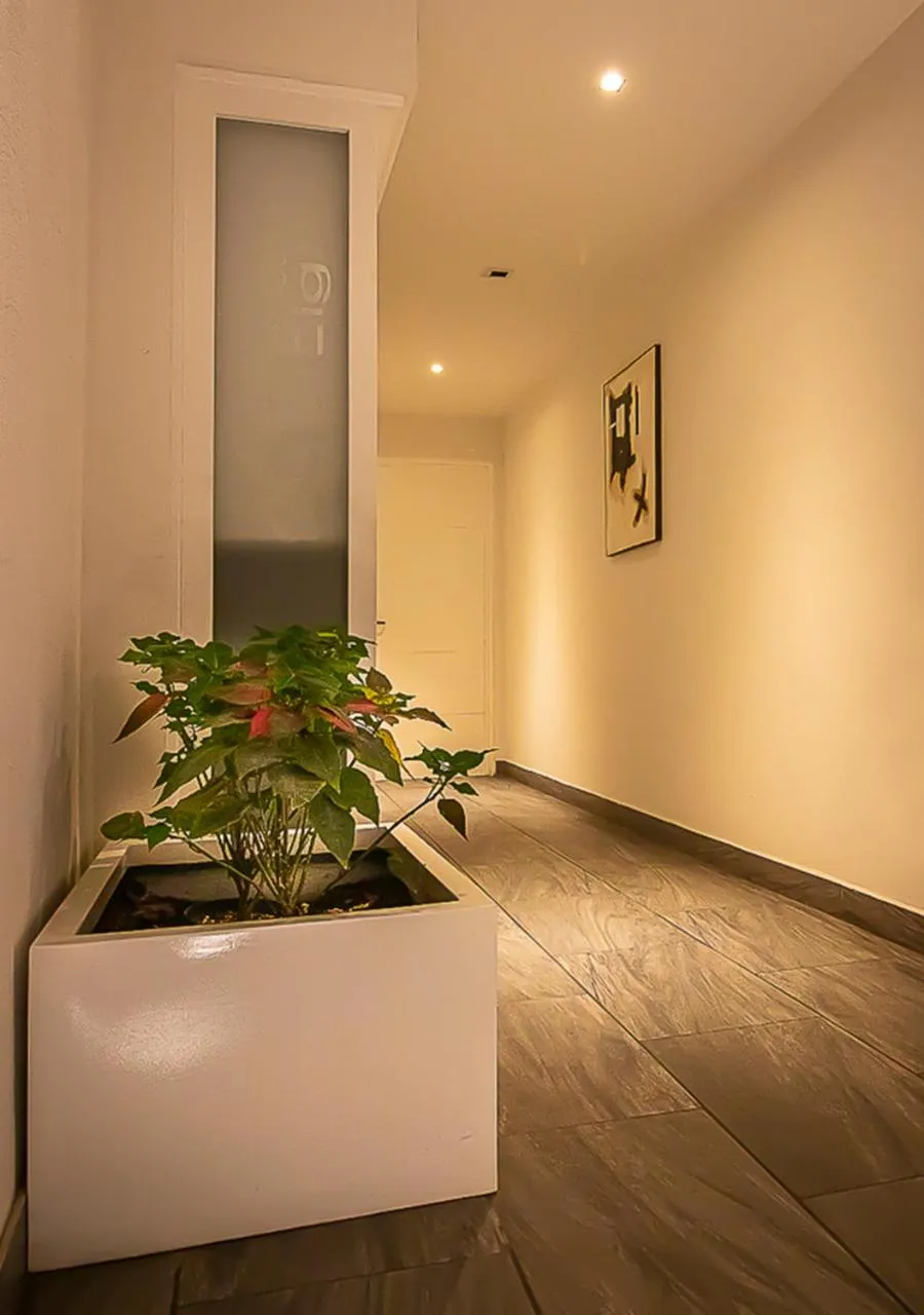 Property building in Hotel Boutique Maria