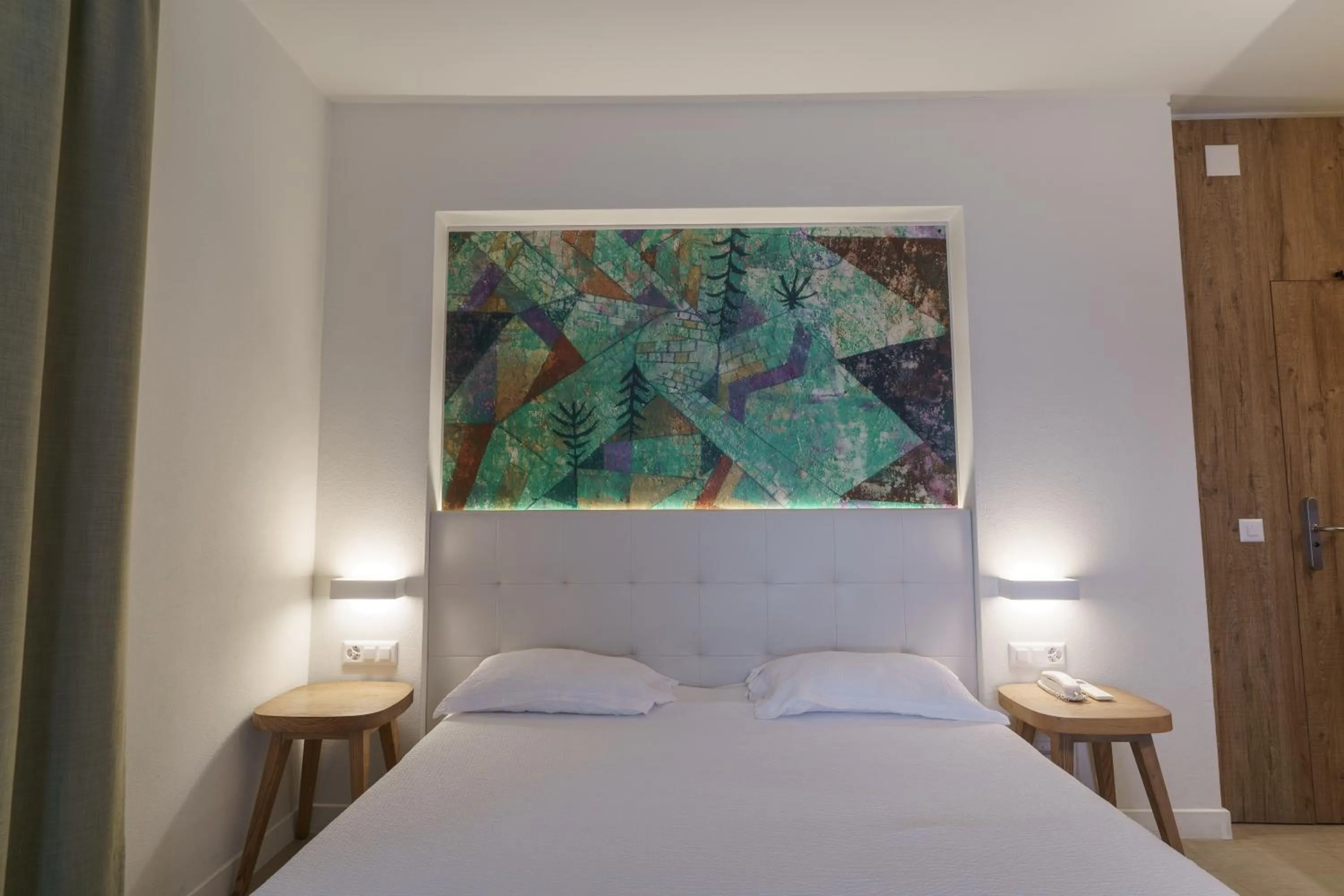 Bed in Hotel Morgana