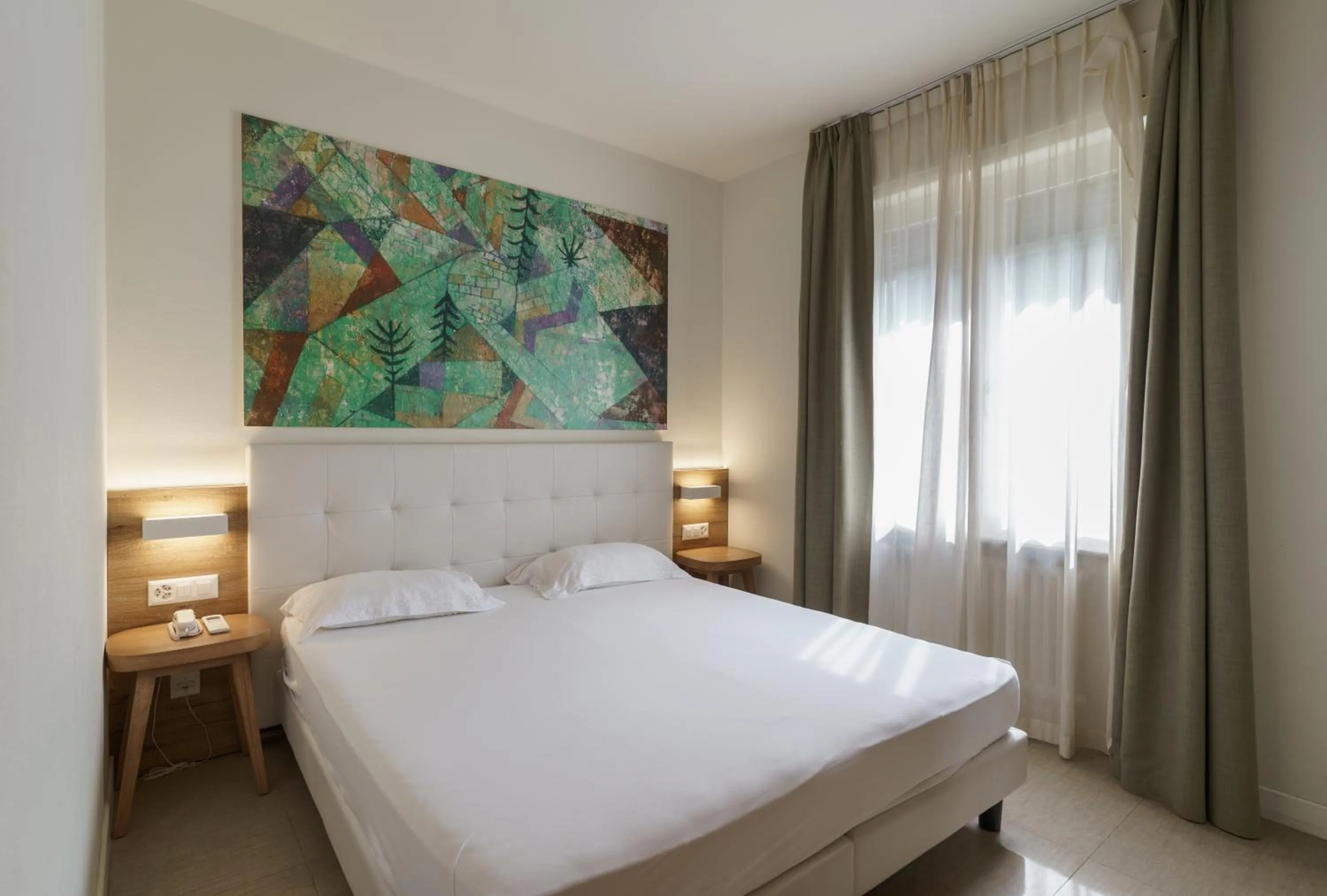 Bed in Hotel Morgana