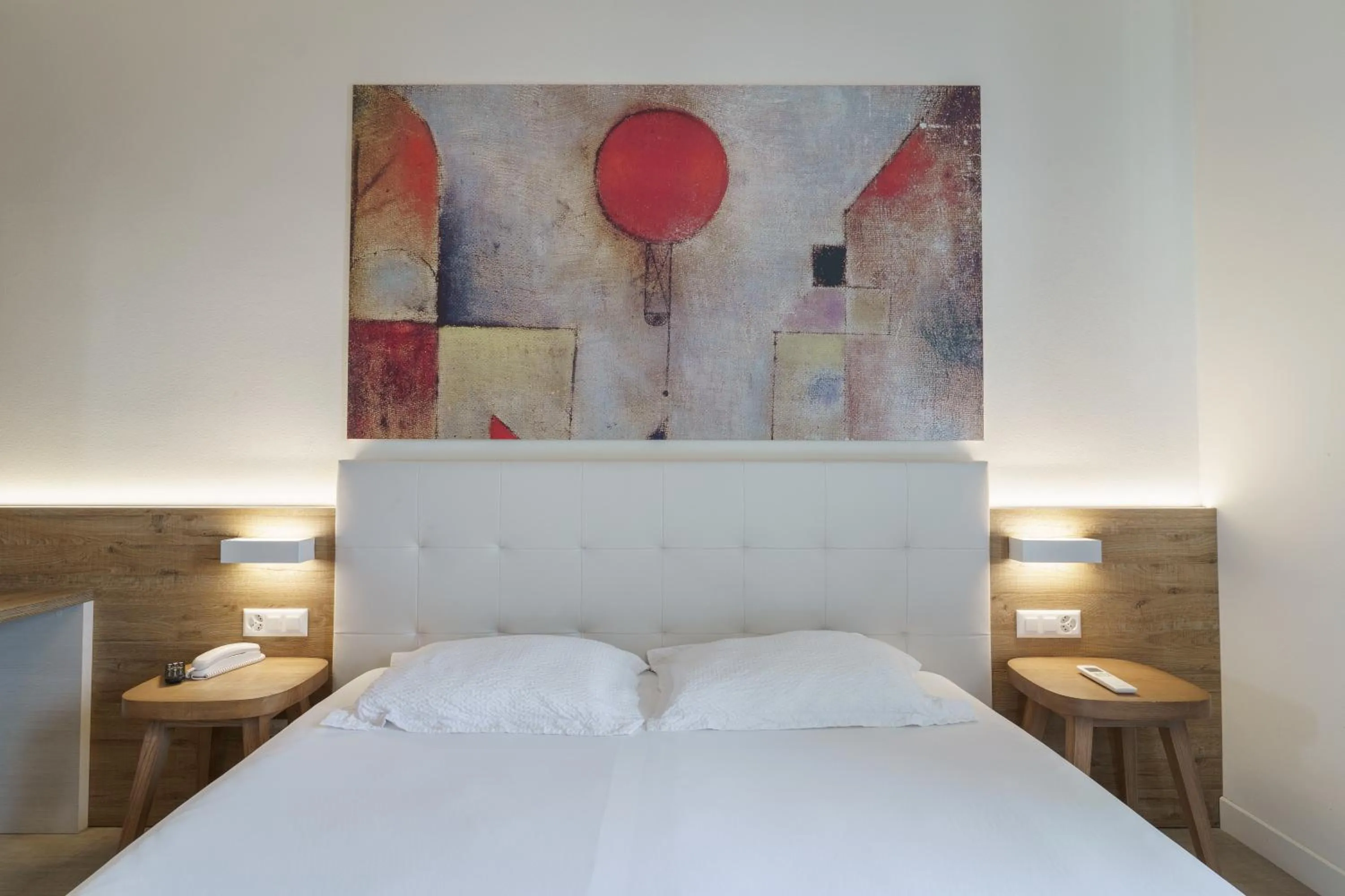 Bed in Hotel Morgana