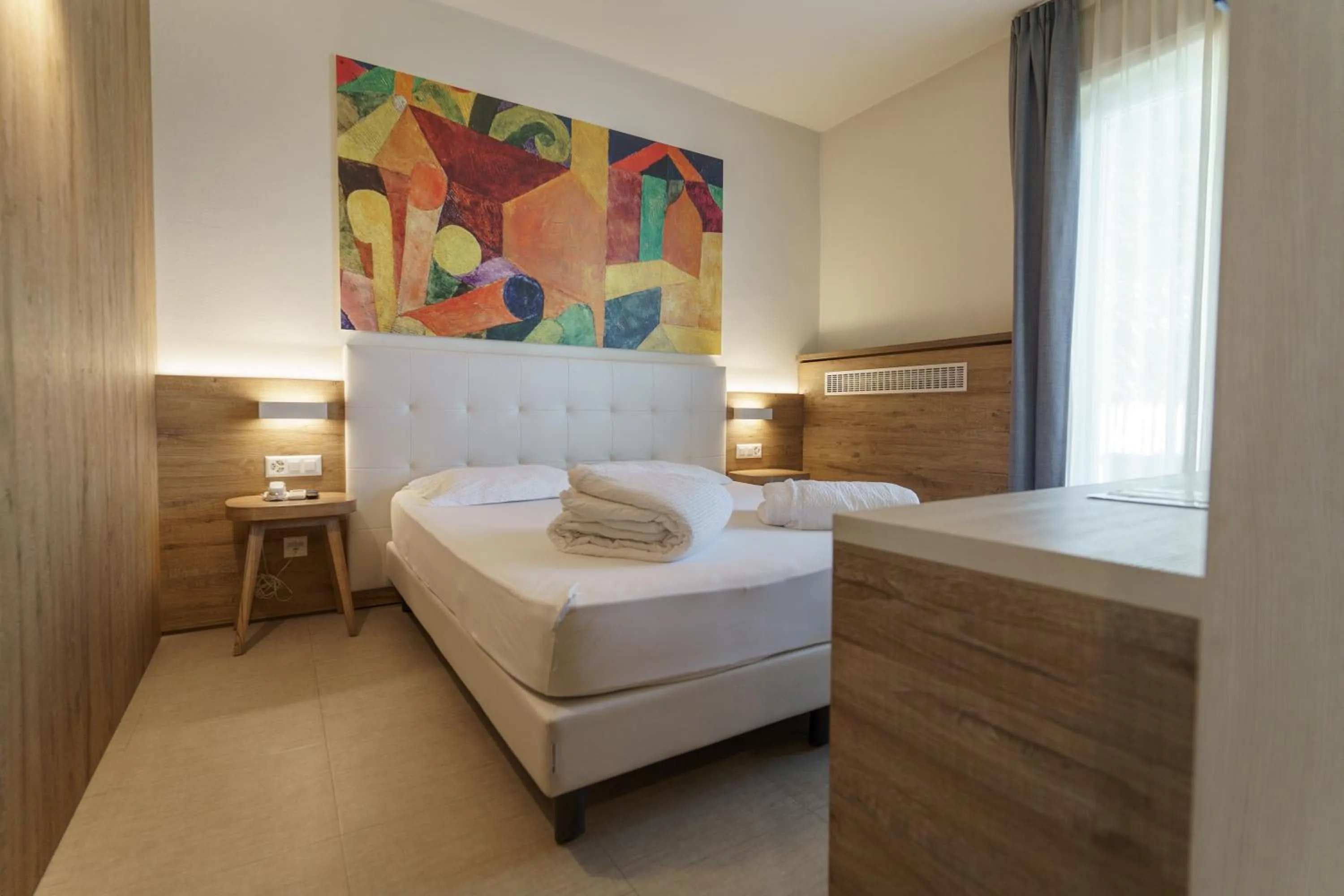 Bed in Hotel Morgana