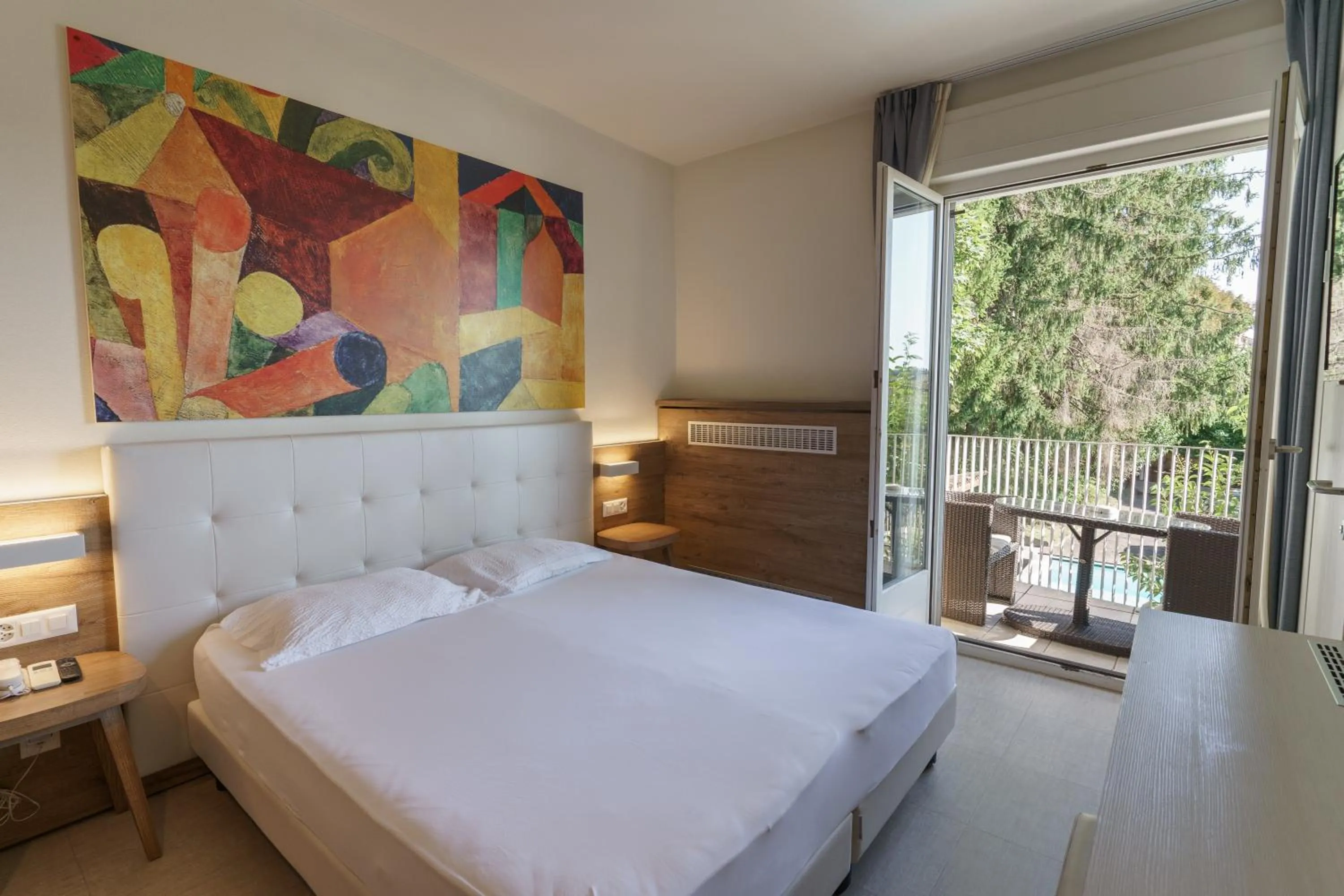 Bed in Hotel Morgana