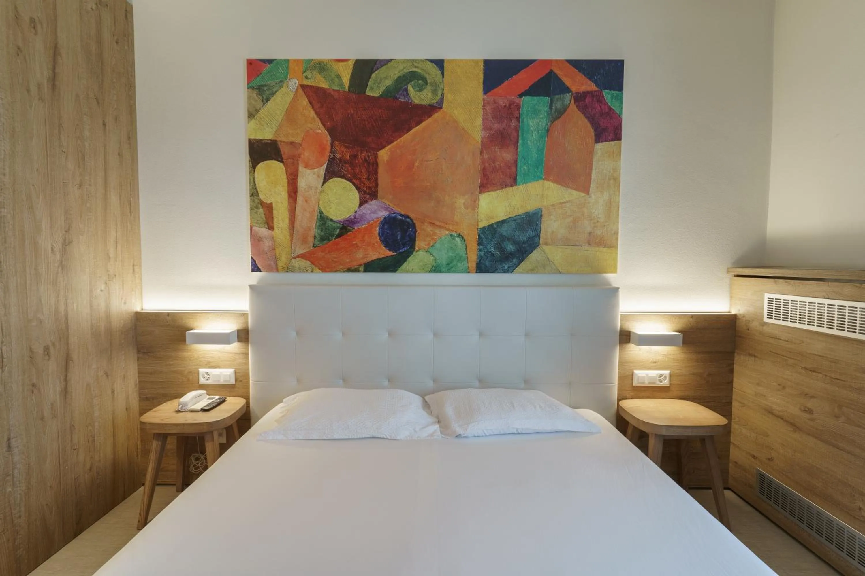 Bed in Hotel Morgana