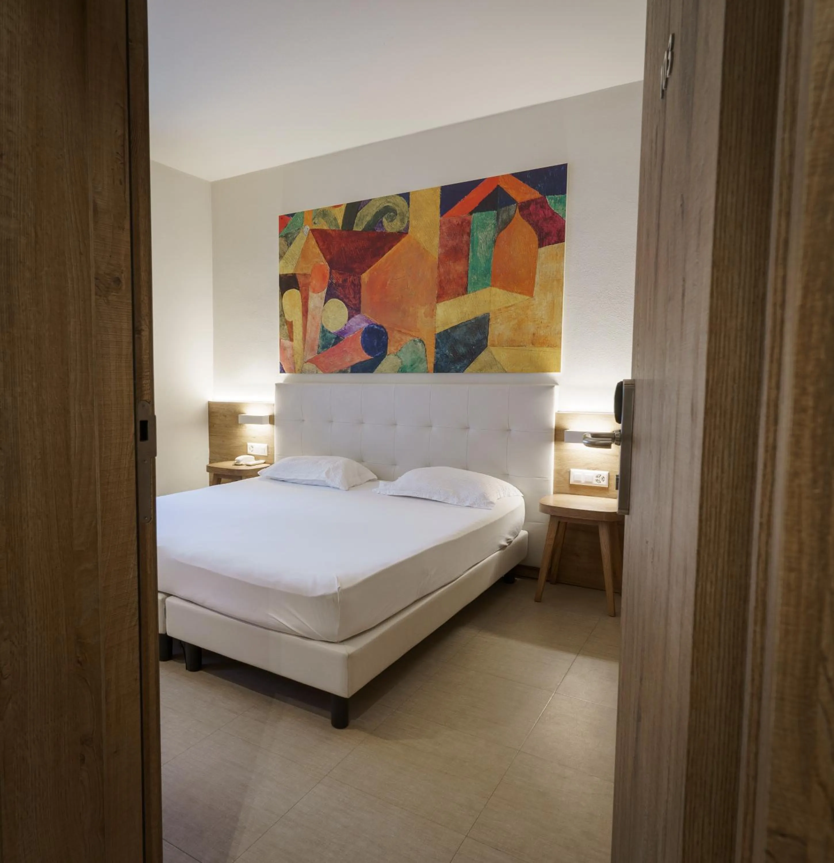 Bed in Hotel Morgana