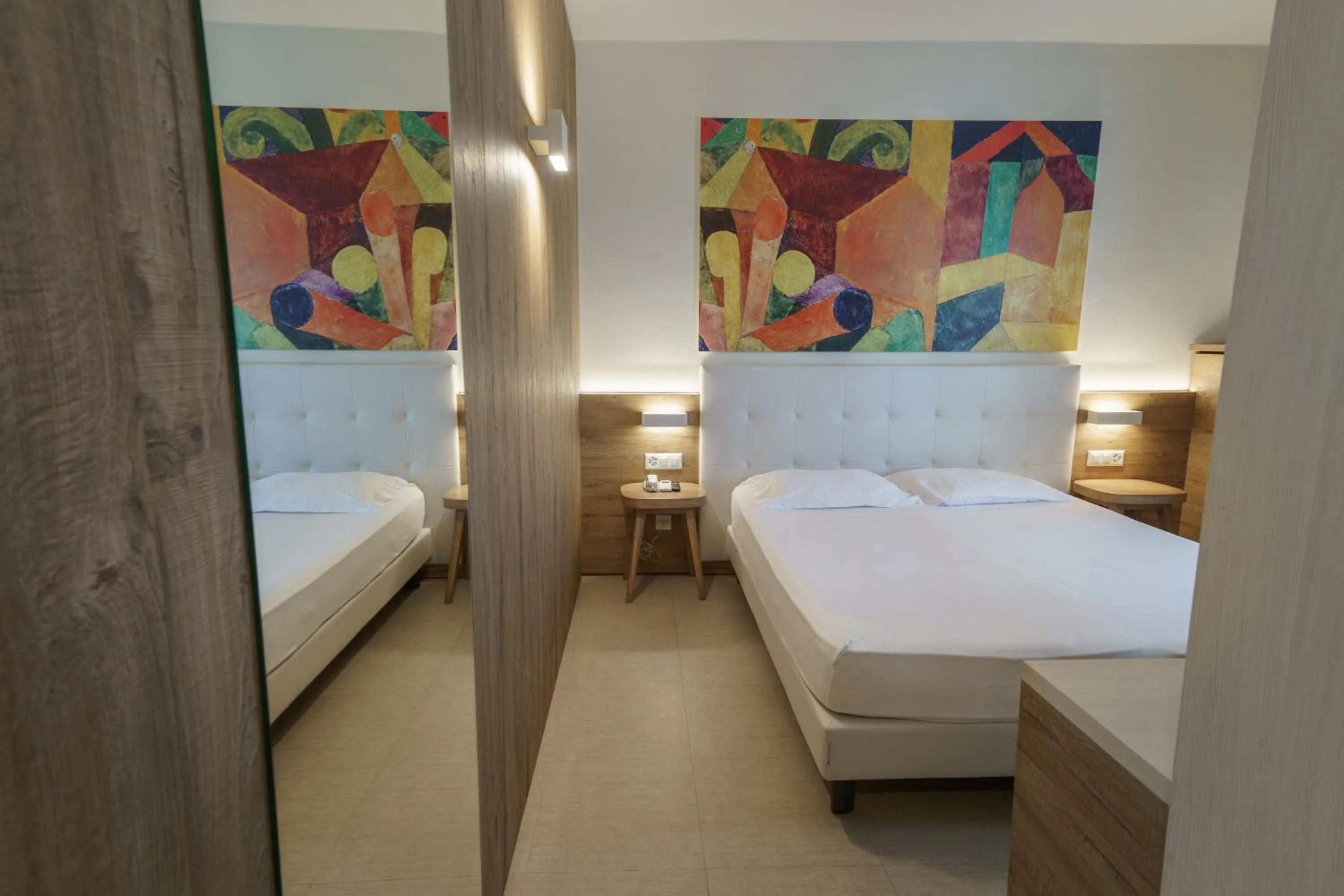 Bed in Hotel Morgana