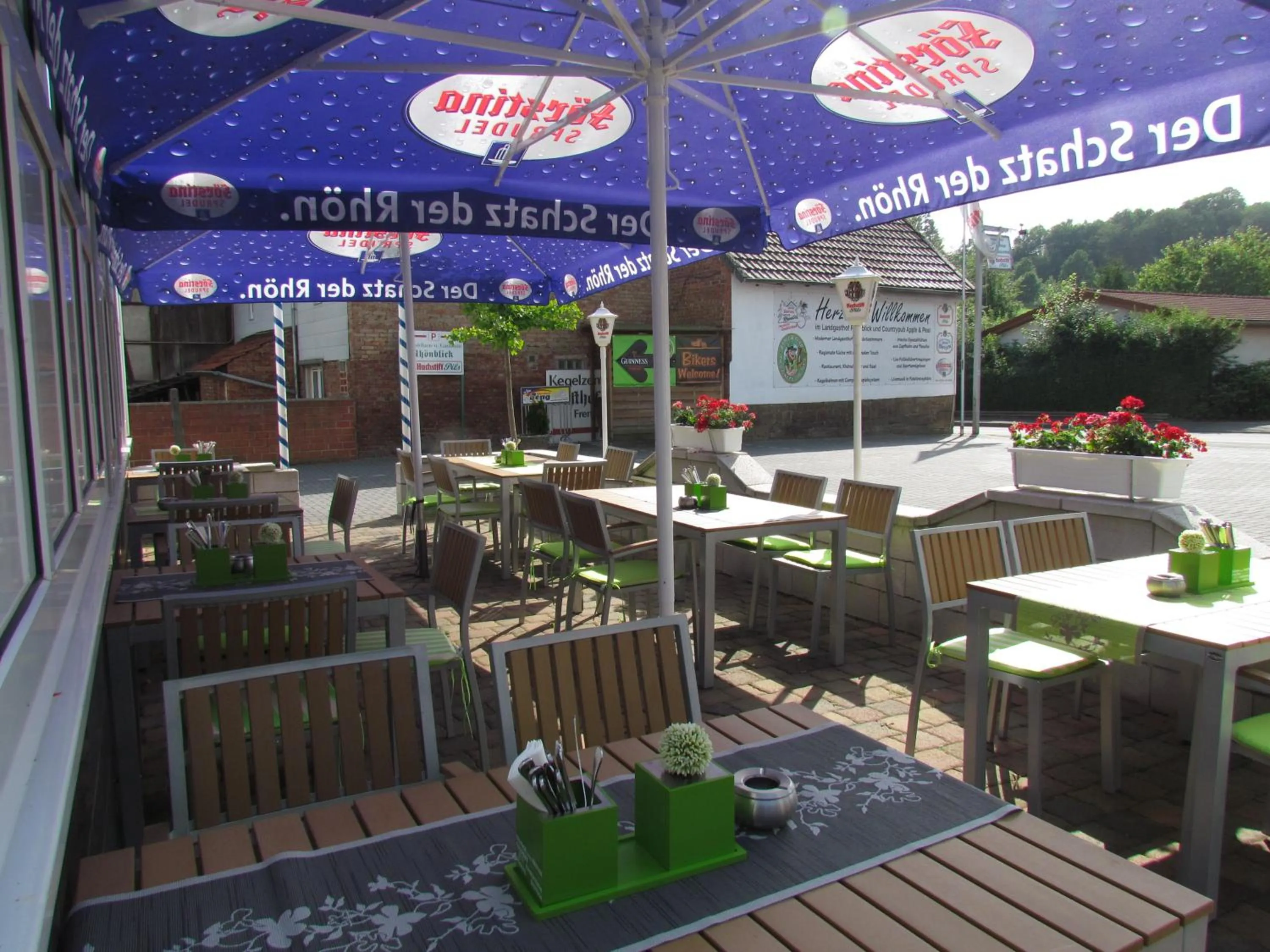 Balcony/Terrace in Rhönblick Landhotel - Restaurant - Countrypub