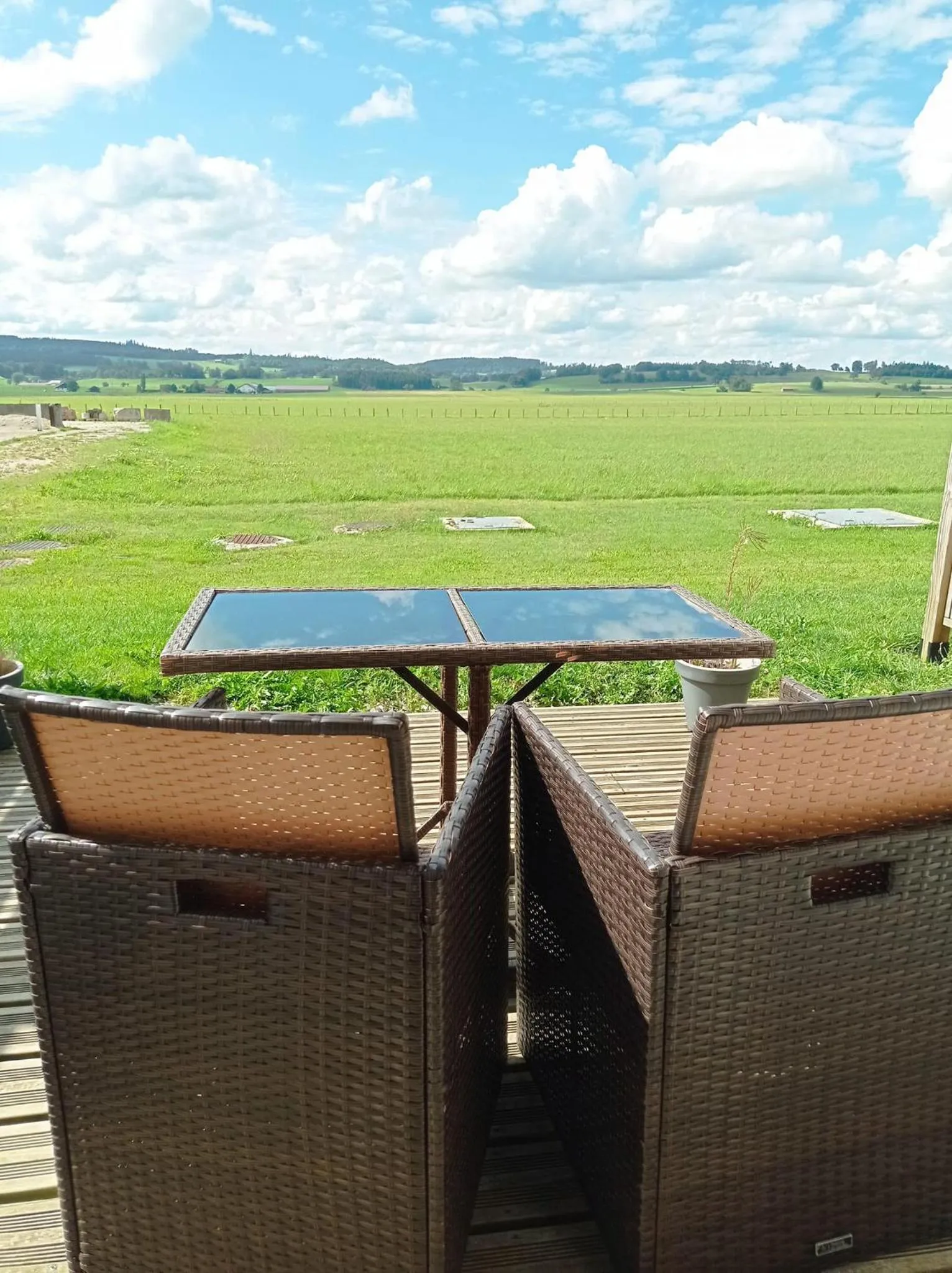 Patio in Paradis Secret Spa