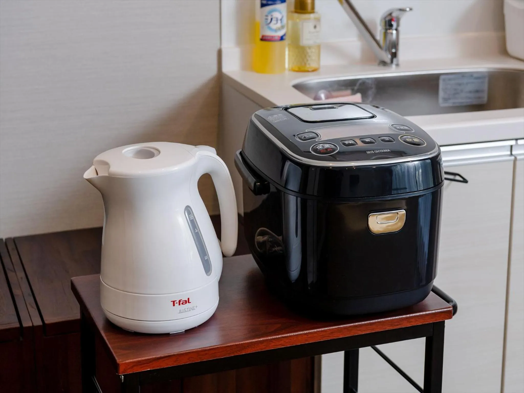 kitchen in Ahman Inn Island Yagaji