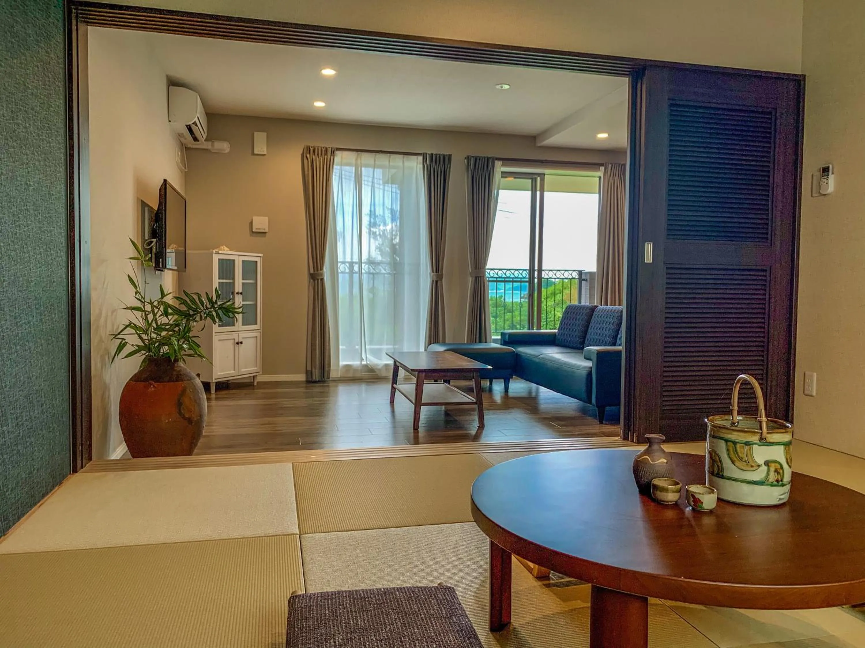 Living room in Ahman Inn Island Yagaji