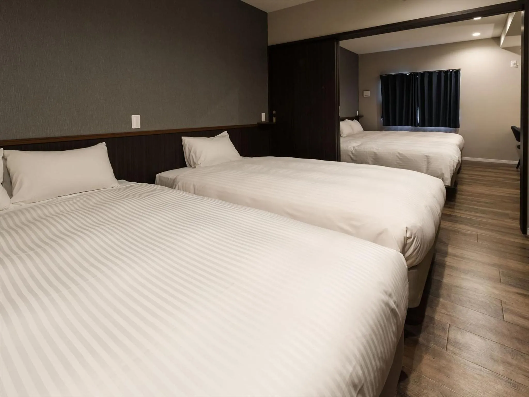 Bed in Ahman Inn Island Yagaji