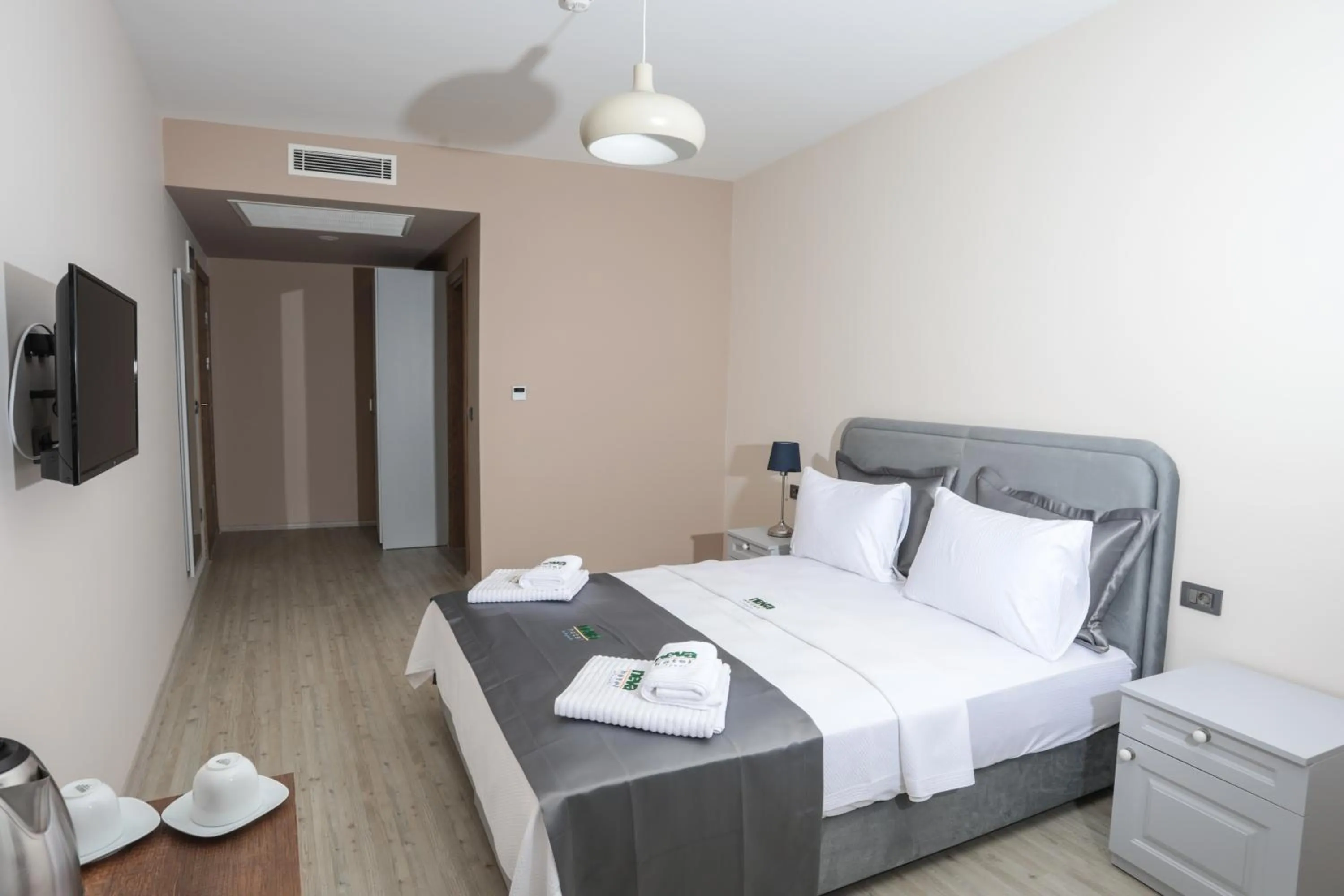 Bed in Neva Hotel Alaçatı