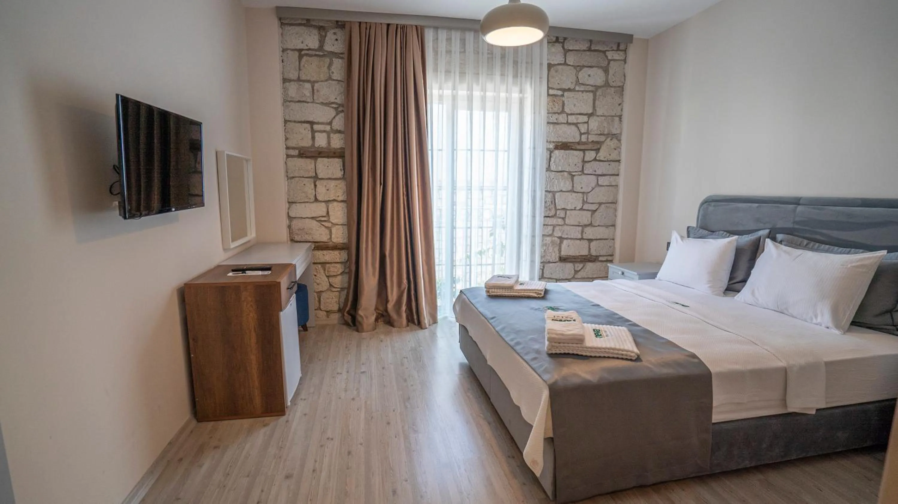 Bedroom, Bed in Neva Hotel Alaçatı