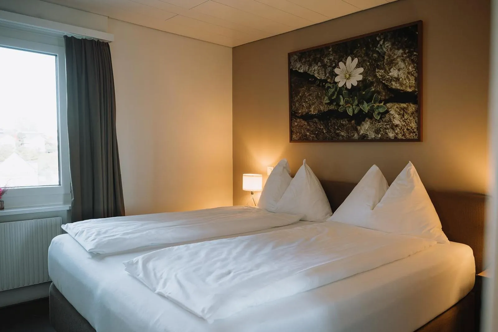 Bed in Alpenblick Weggis - Panorama & Alpen Chic Hotel