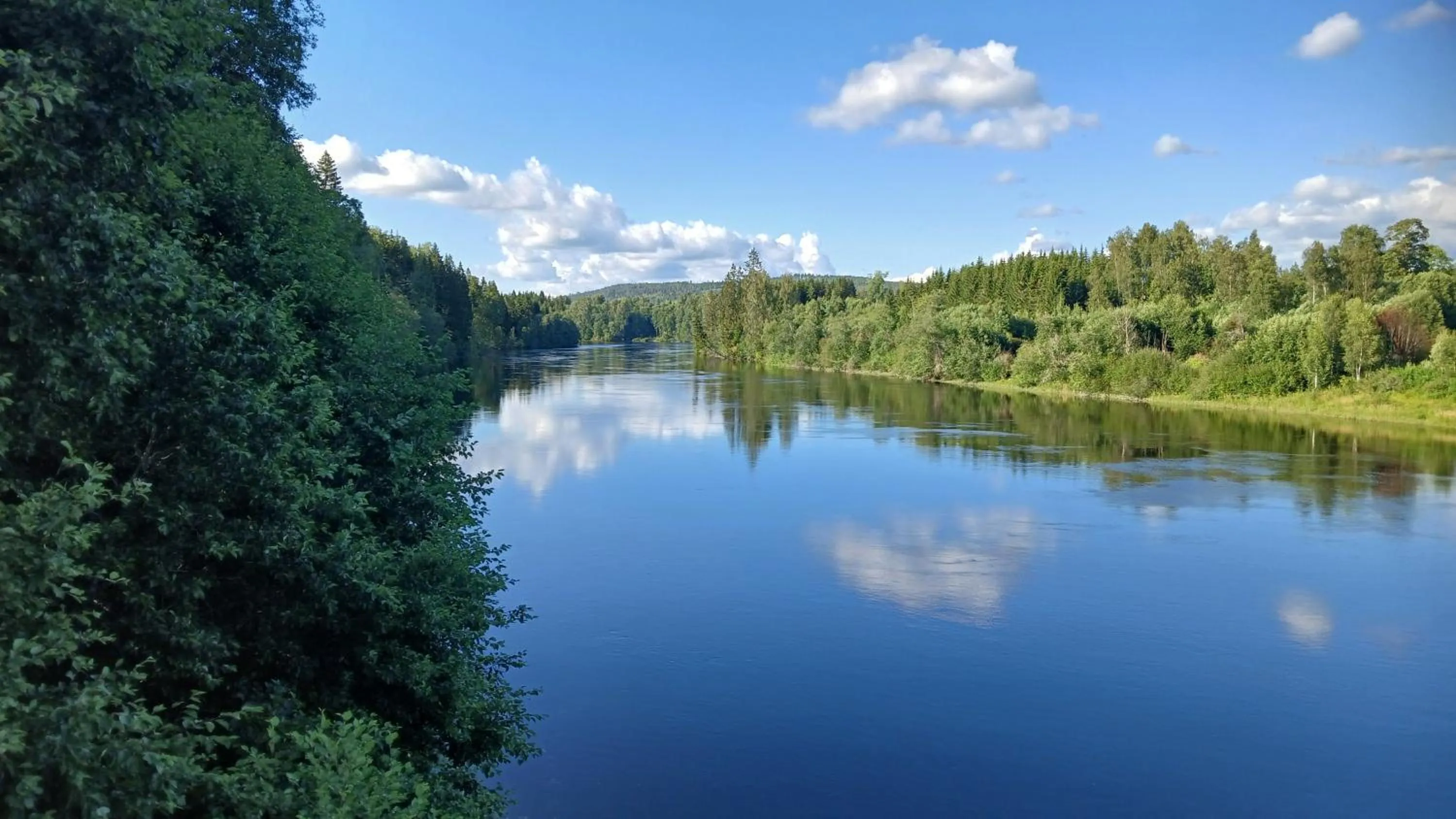 River view in B&B Klarälvsbanan
