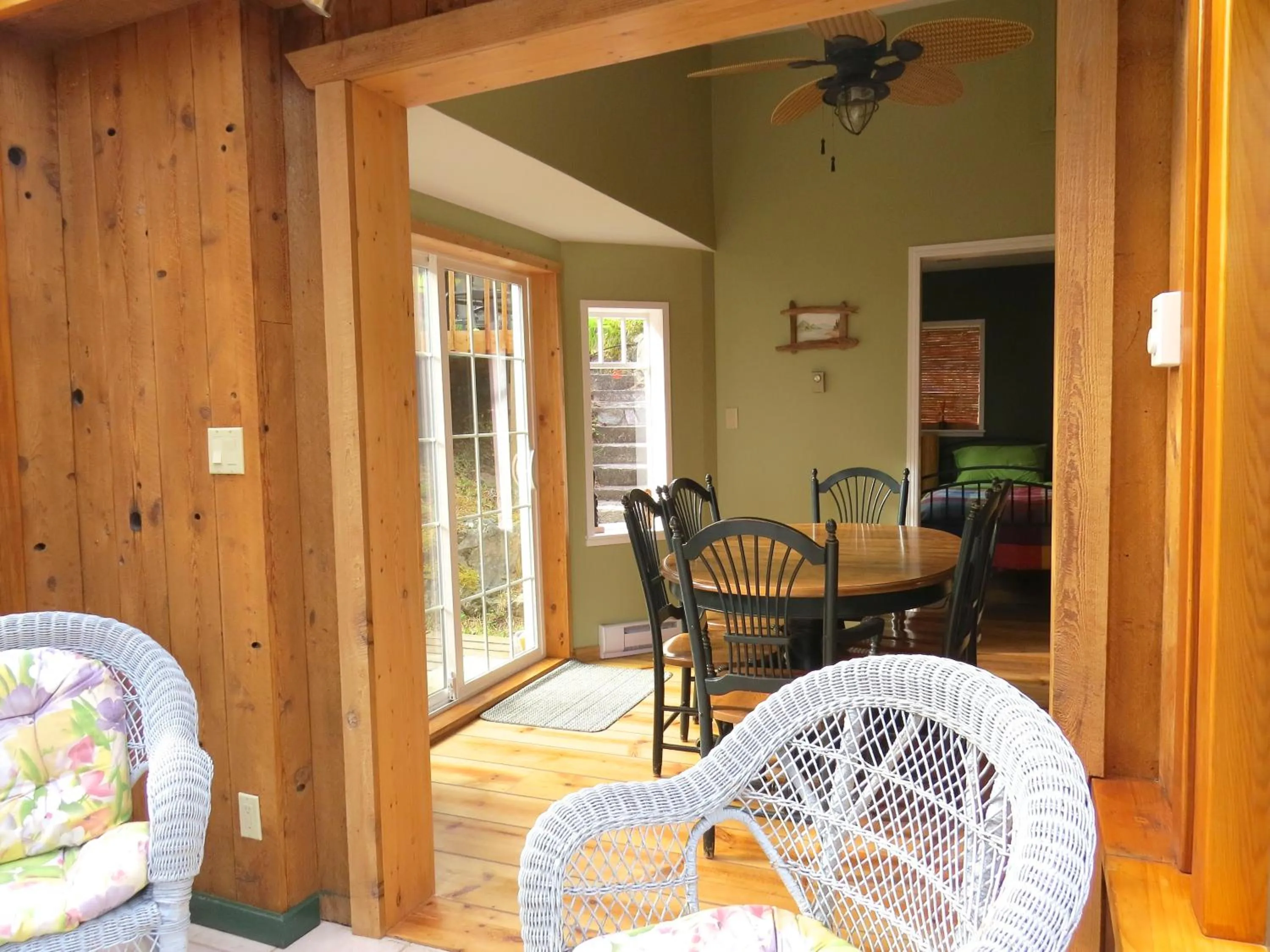 Seating area in Handsome Dan's at Otter Point