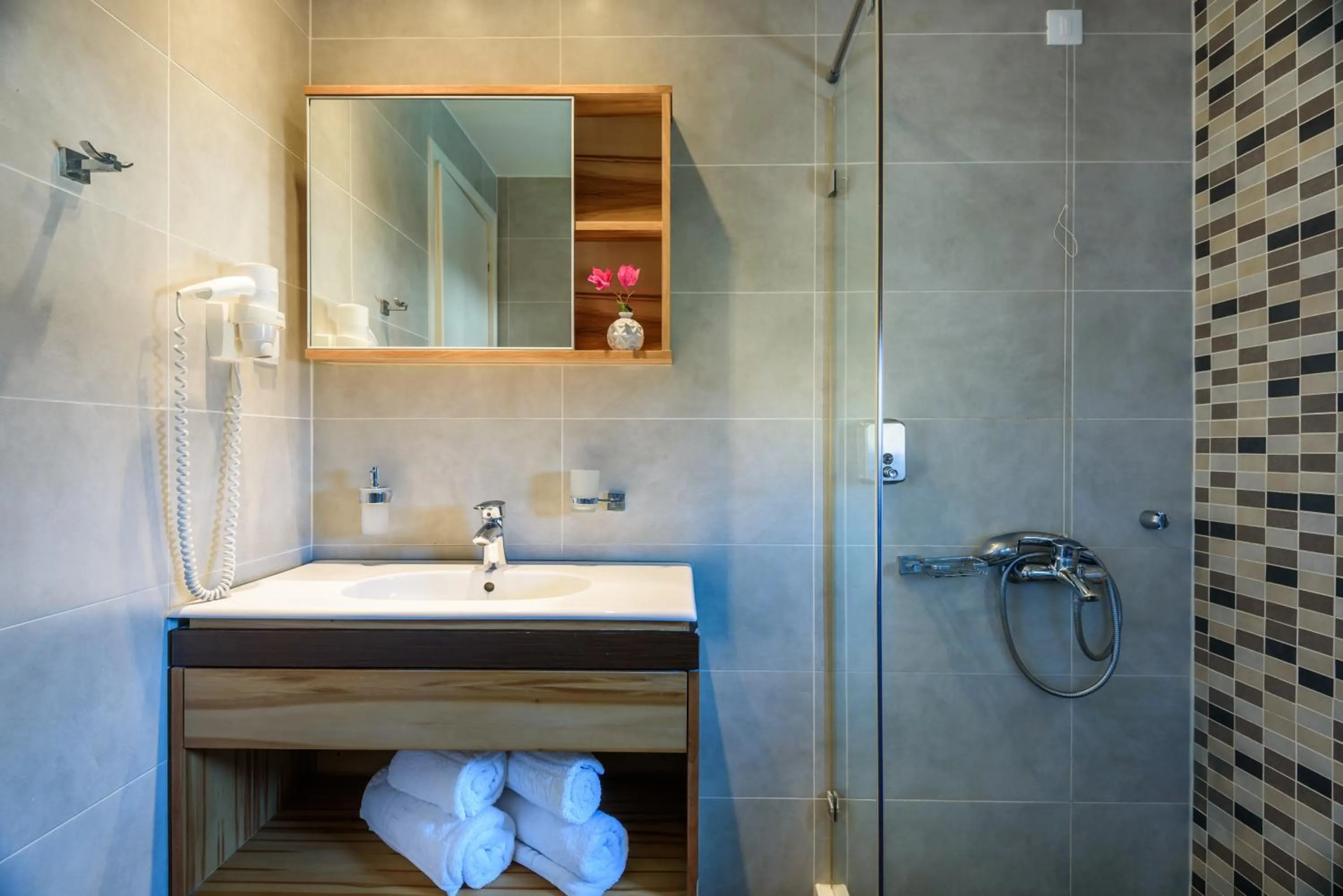 Shower in Despina Apartments