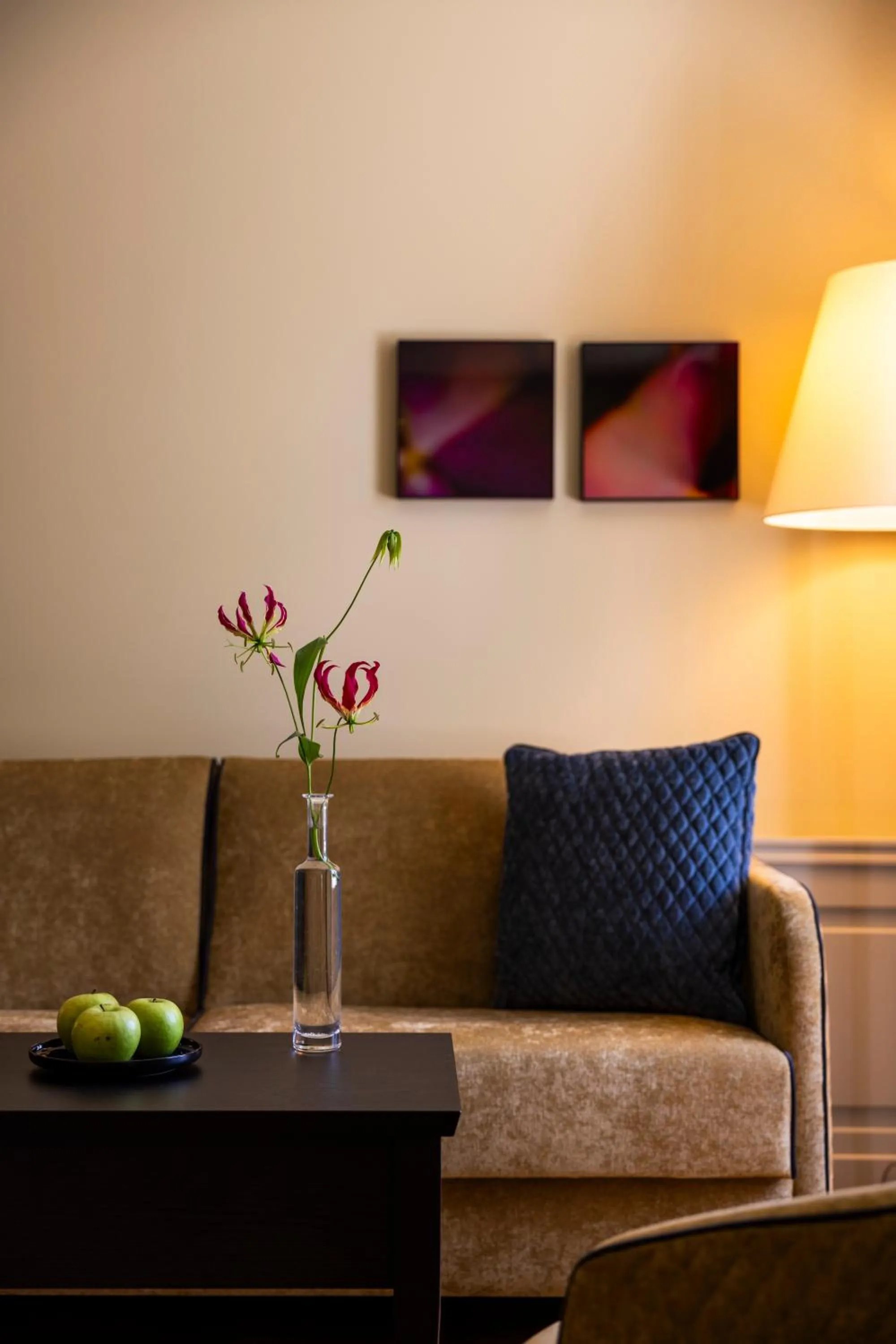 Living room in Cresta Palace Celerina St Moritz Ski In and Ski Out