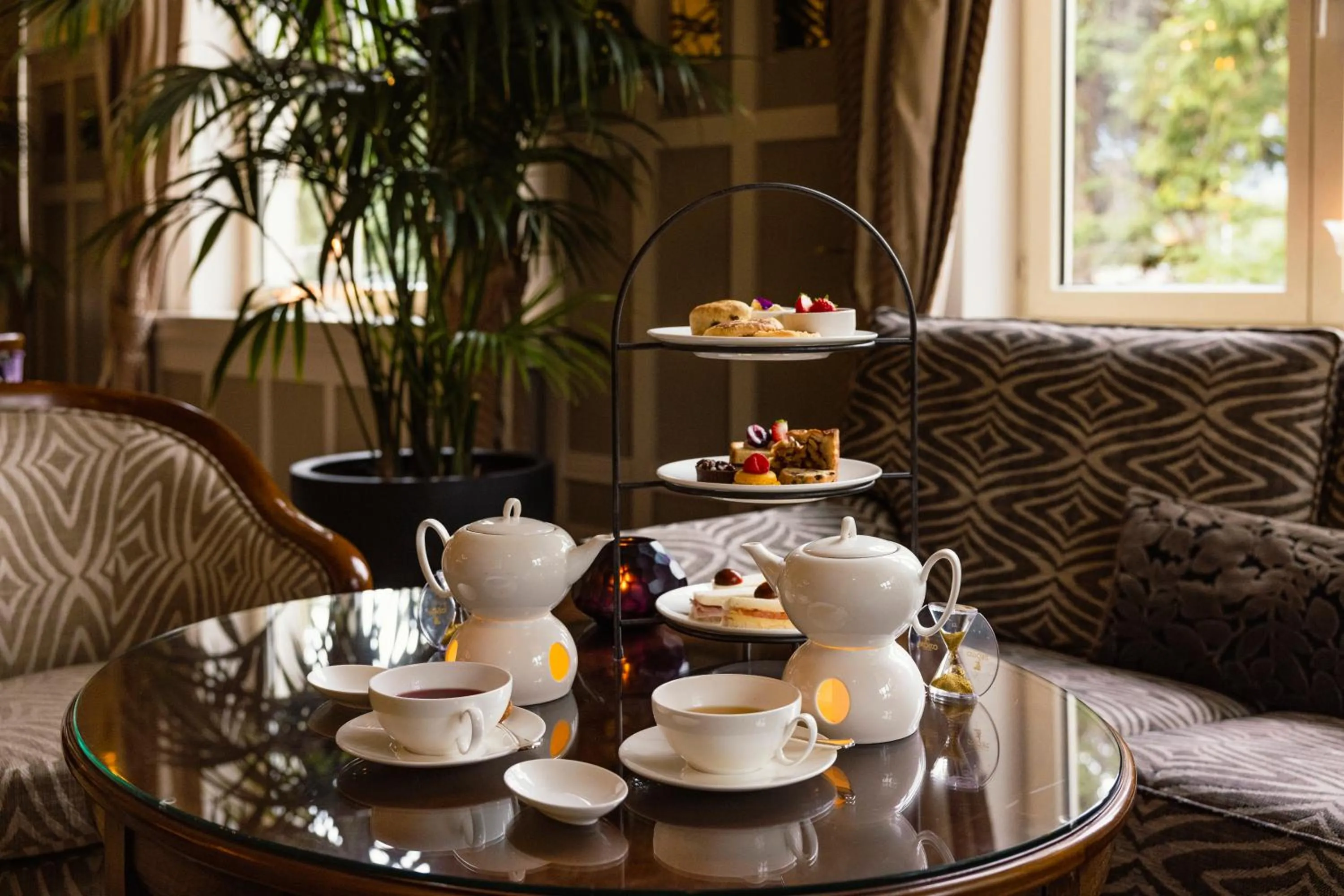 Food and drinks in Cresta Palace Celerina St Moritz Ski In and Ski Out