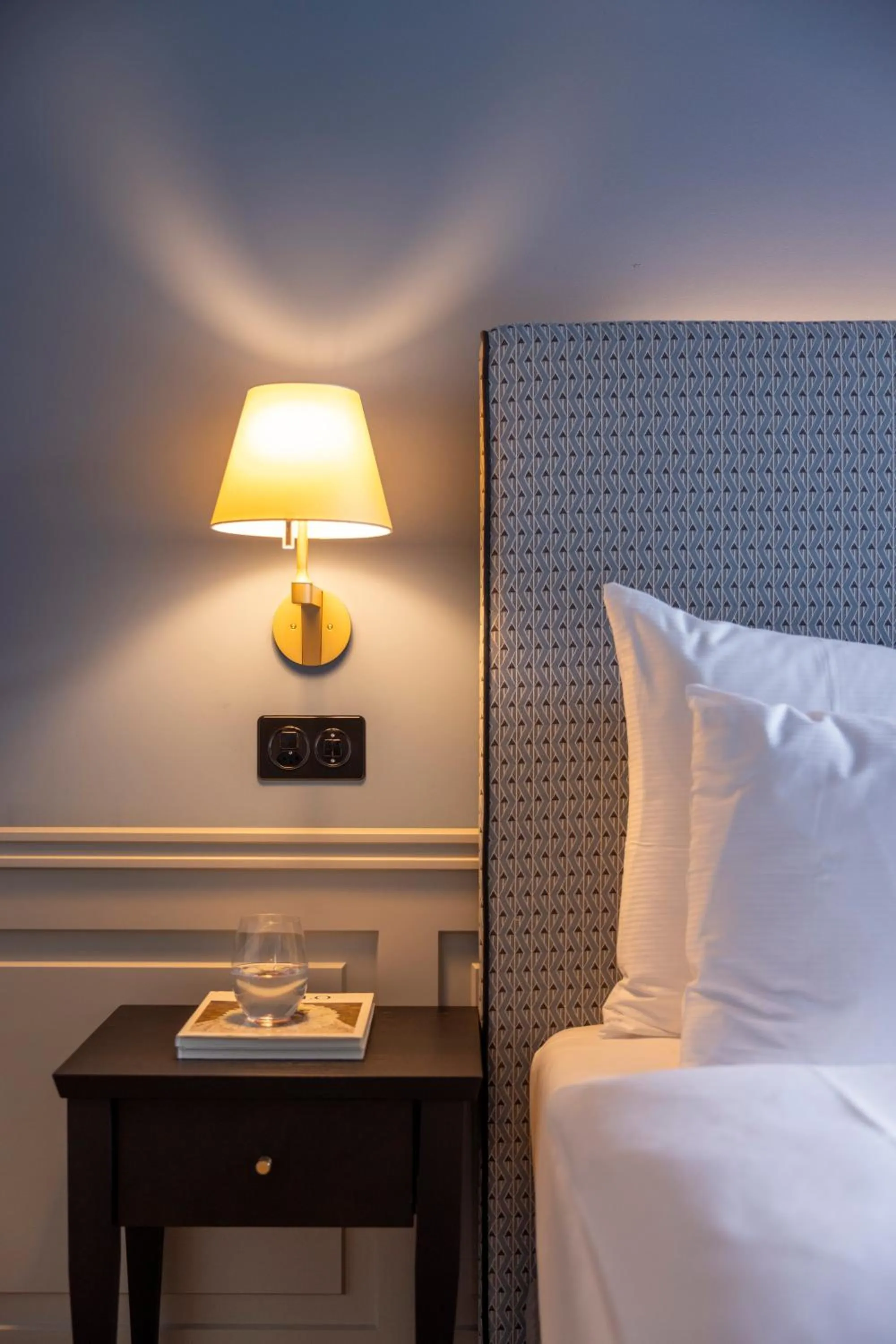 Bed in Cresta Palace Celerina St Moritz Ski In and Ski Out