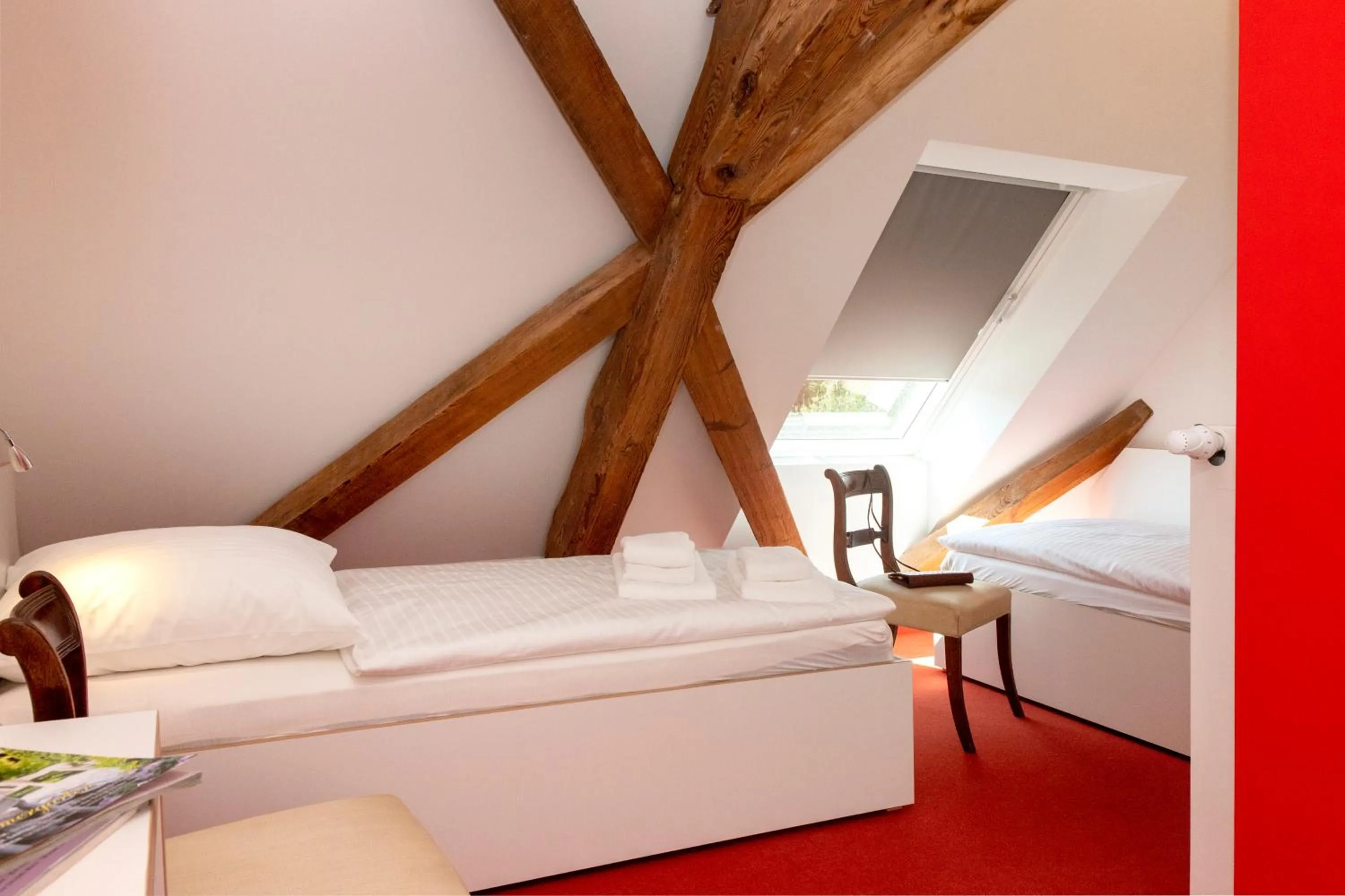 Photo of the whole room, Bed in Gästehaus Reckahn der Rochow Akademie