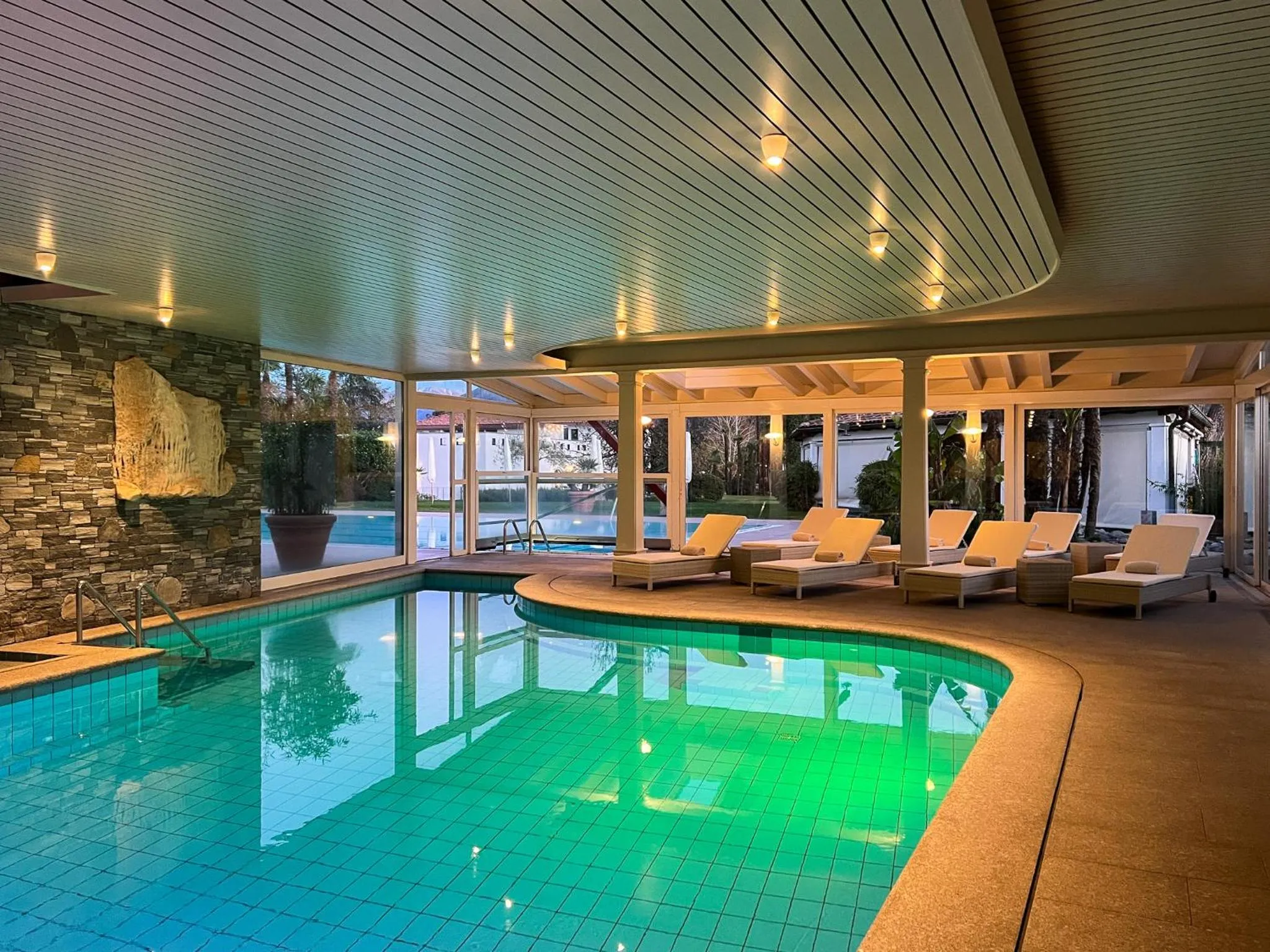 Swimming pool in Parkhotel Delta, Wellbeing Resort