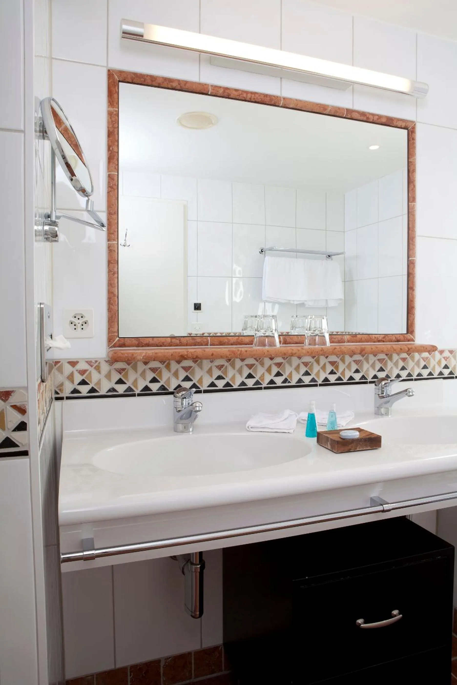 Bathroom in Hotel Saratz Pontresina Mountain Resort & Spa