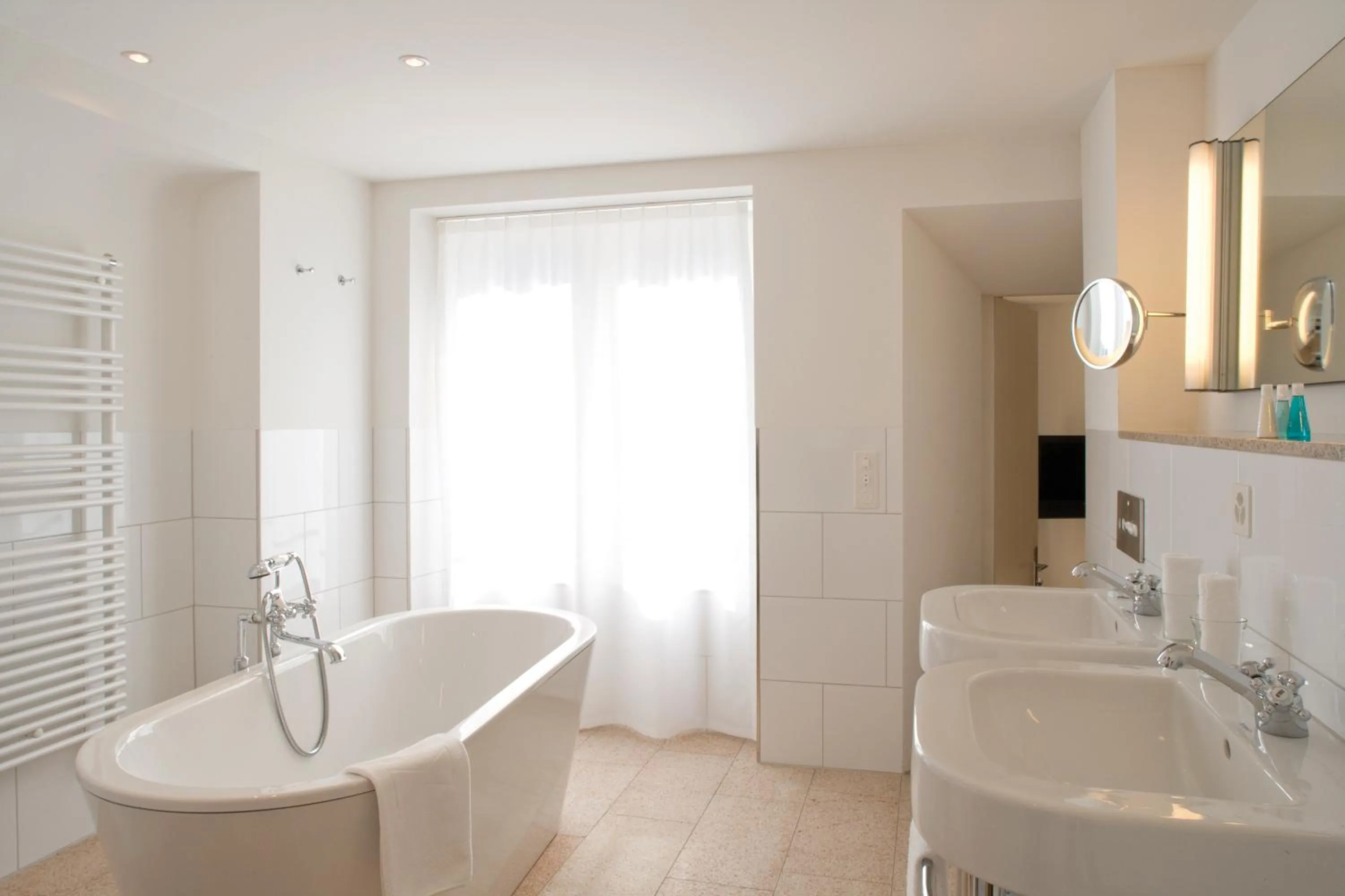 Bathroom in Hotel Saratz Pontresina Mountain Resort & Spa