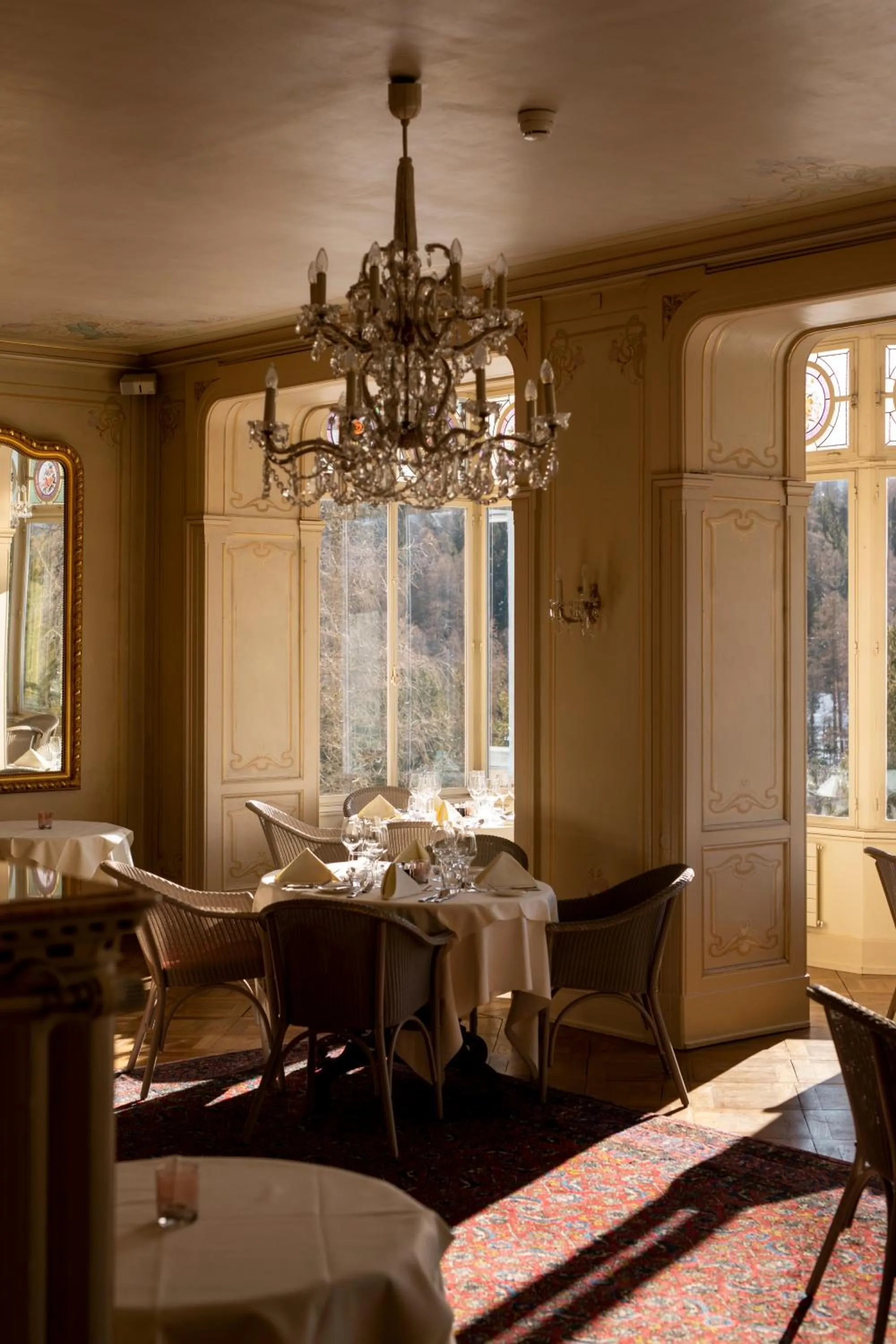 Restaurant/places to eat in Hotel Saratz Pontresina Mountain Resort & Spa