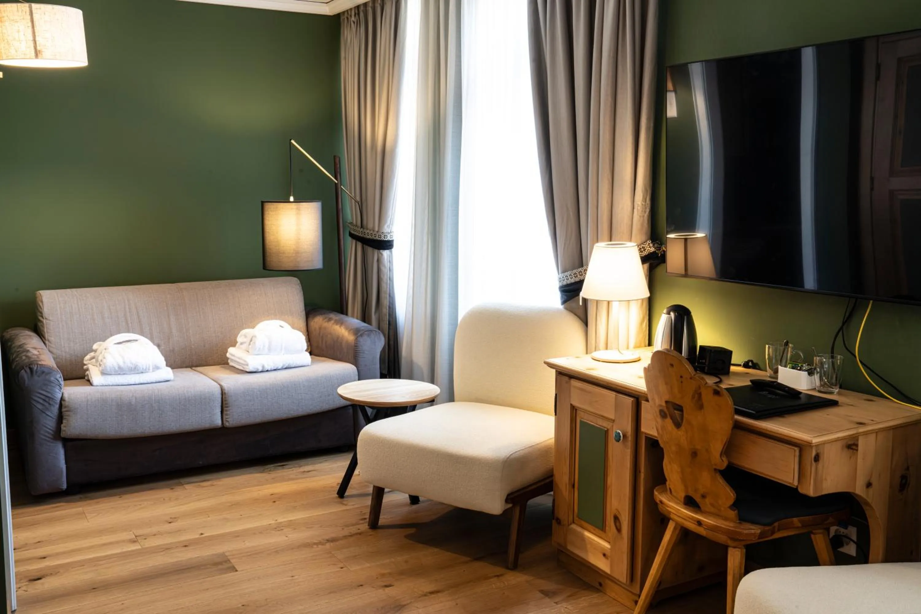 Bed in Hotel Meierhof