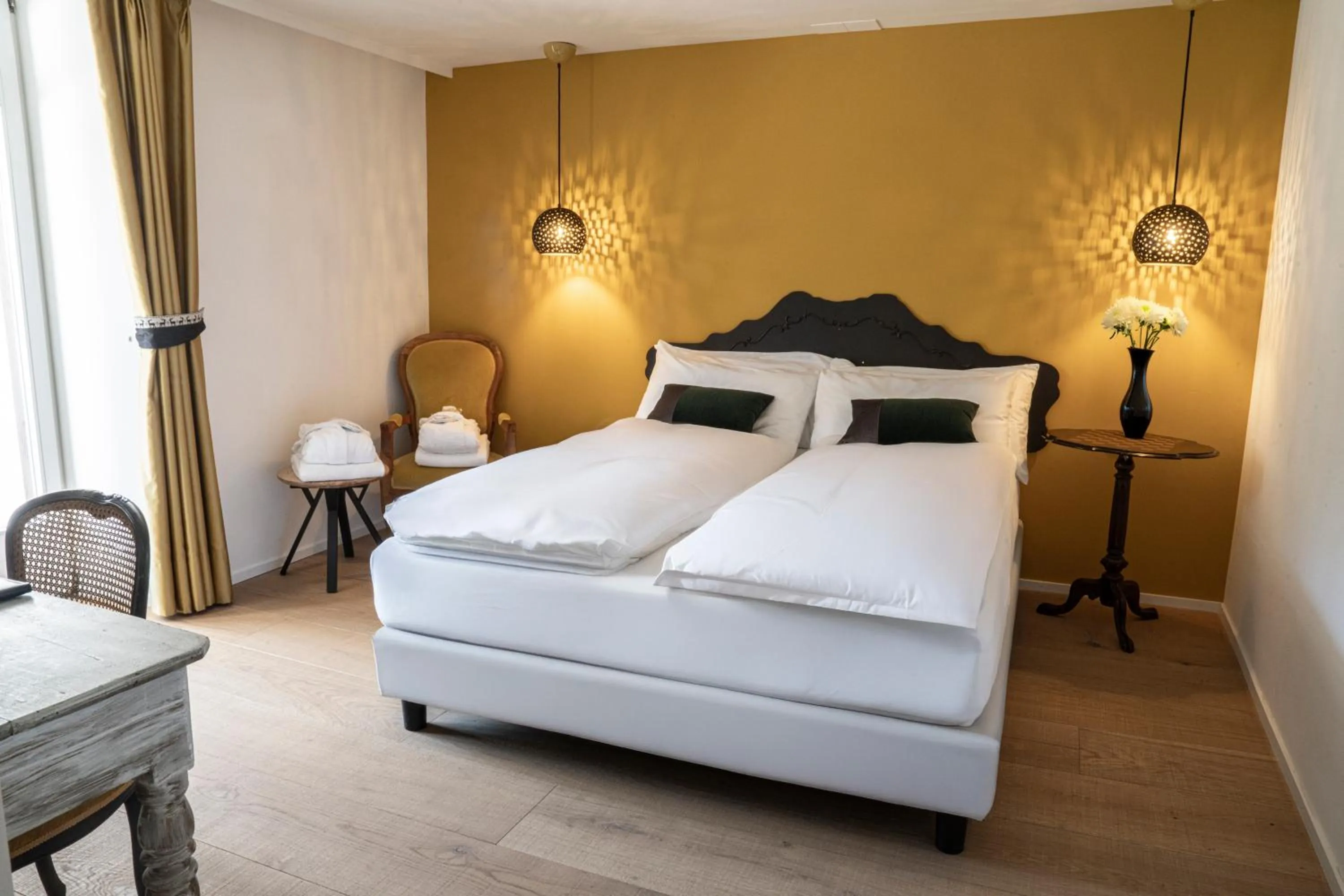 Bed in Hotel Meierhof