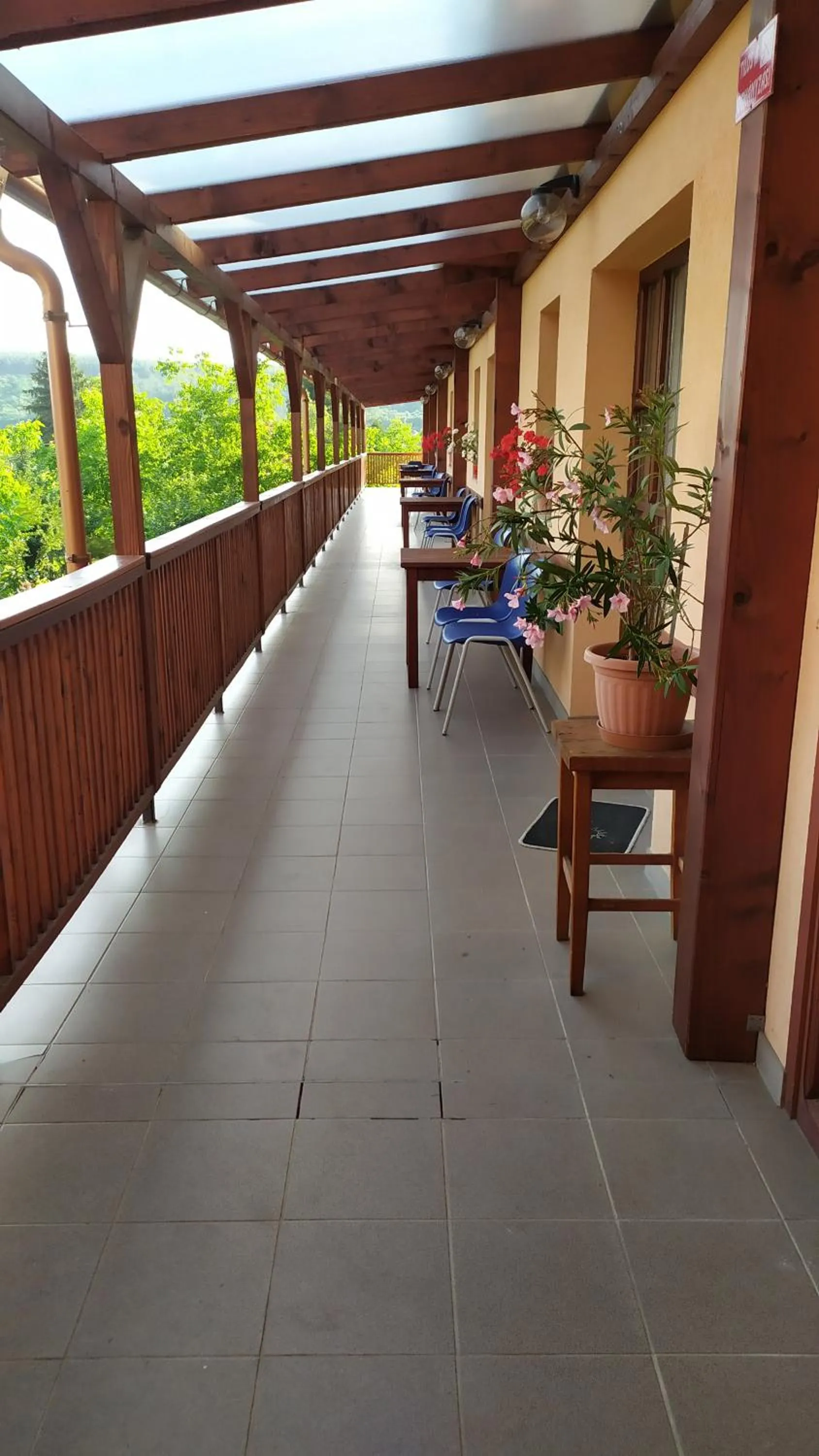 Garden view in Bianka Apartmanház