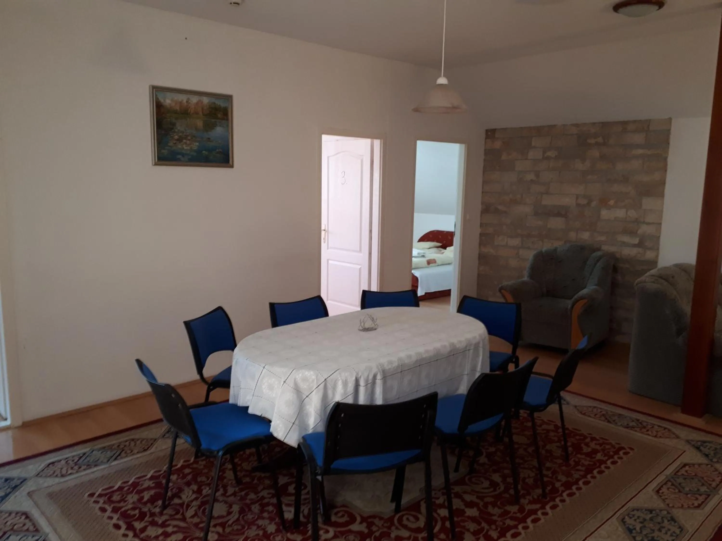 Dining area in Bianka Apartmanház