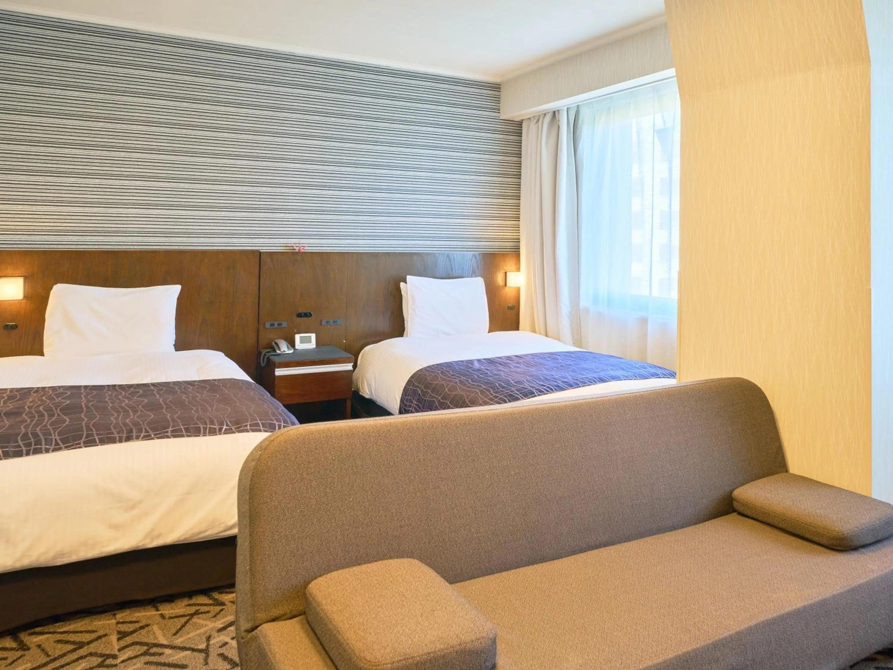 Bed in APA Hotel Matsuyamajo Nishi