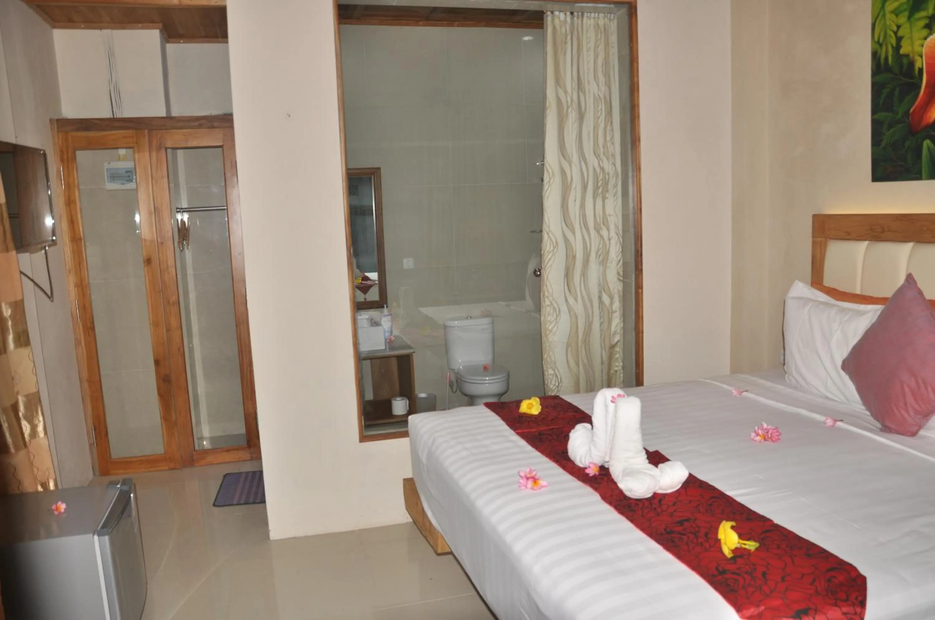 Photo of the whole room, Bed in Crystal Beach Bali