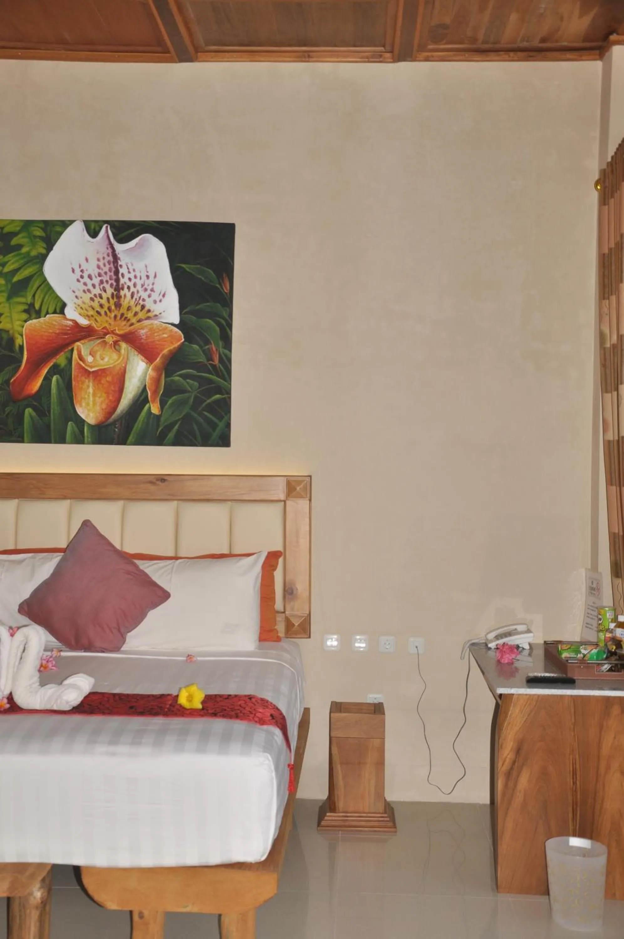 Bed in Crystal Beach Bali