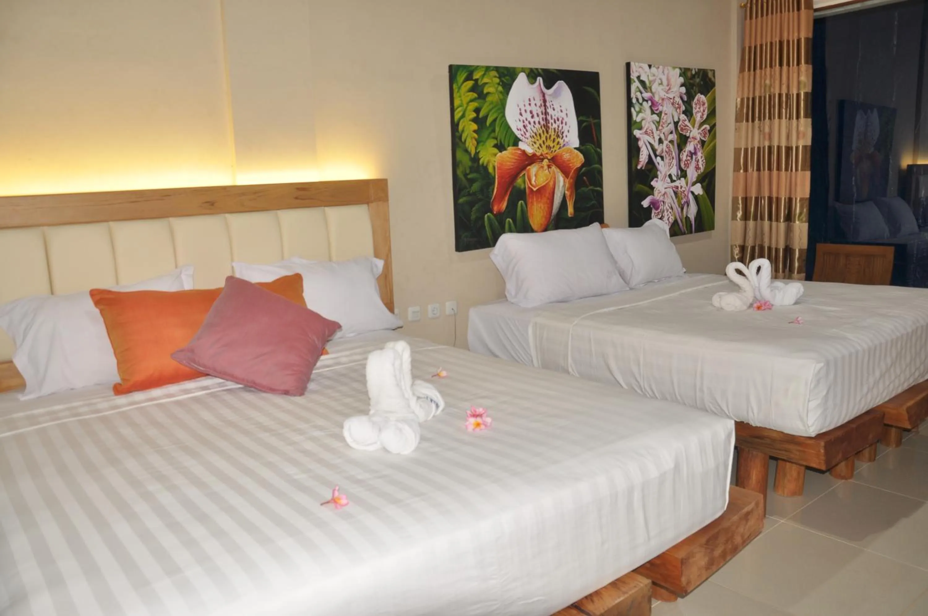 Bed in Crystal Beach Bali