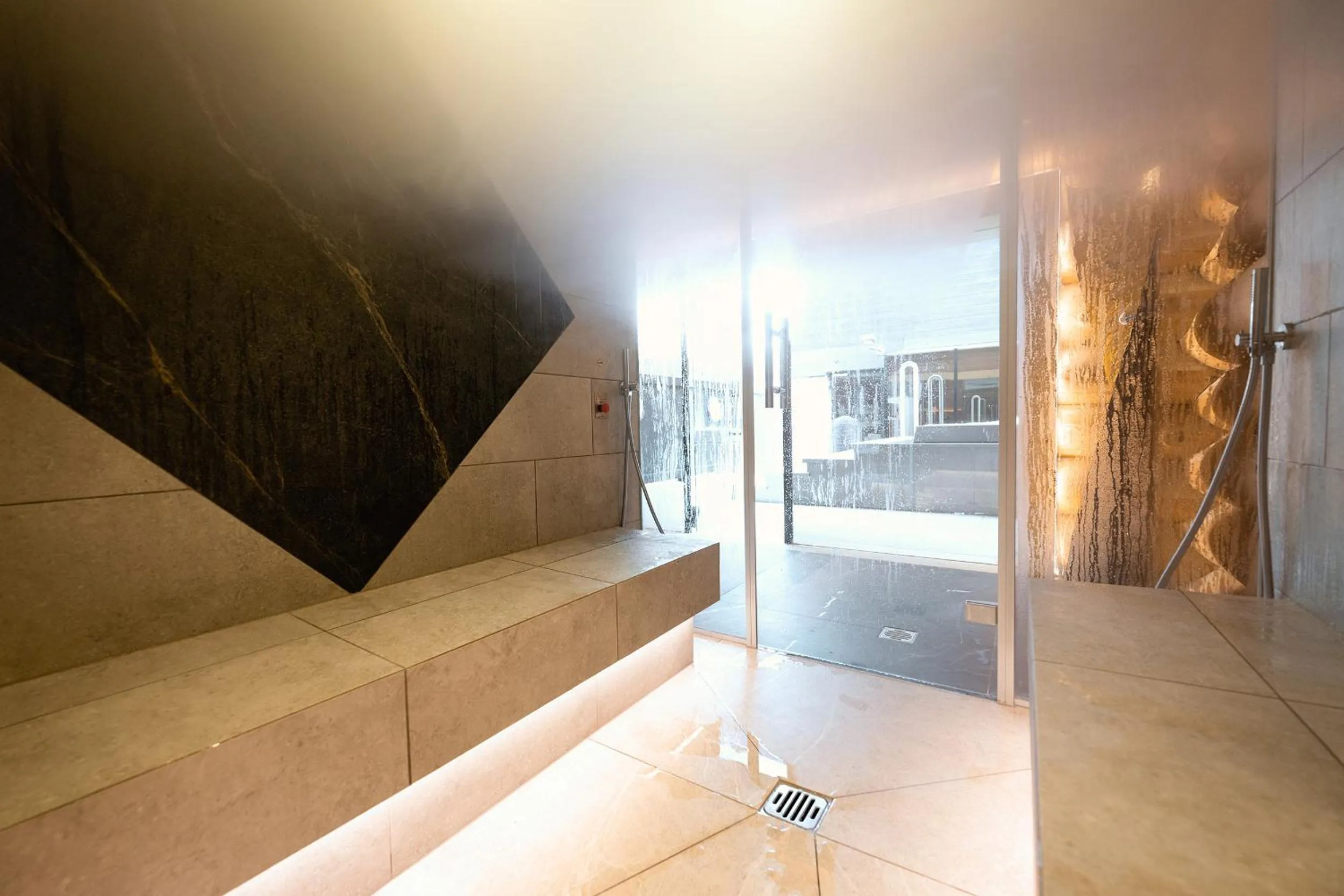 Steam room in Wellness Hotel Alpenhof