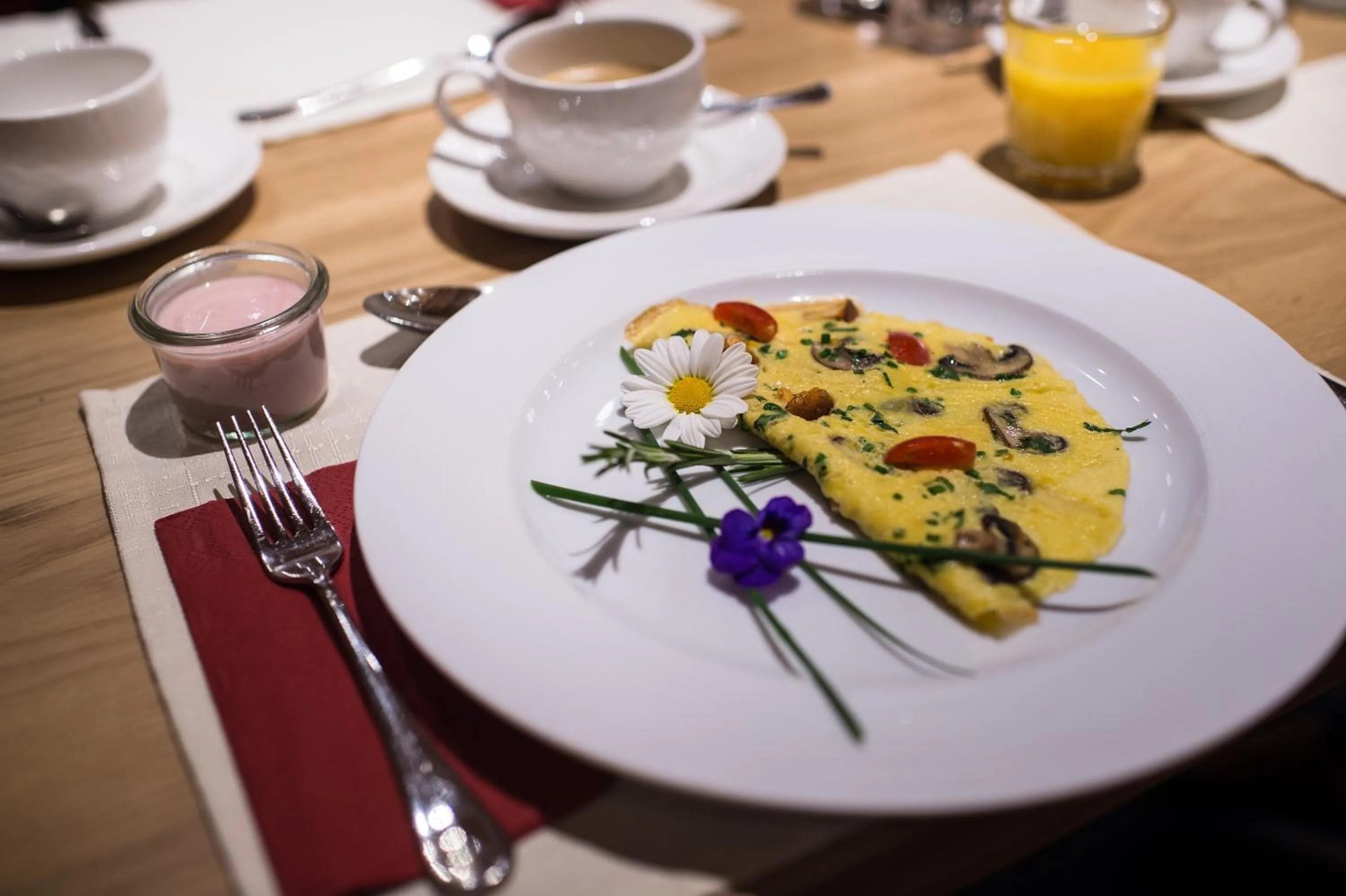Food close-up in Wellness Hotel Alpenhof