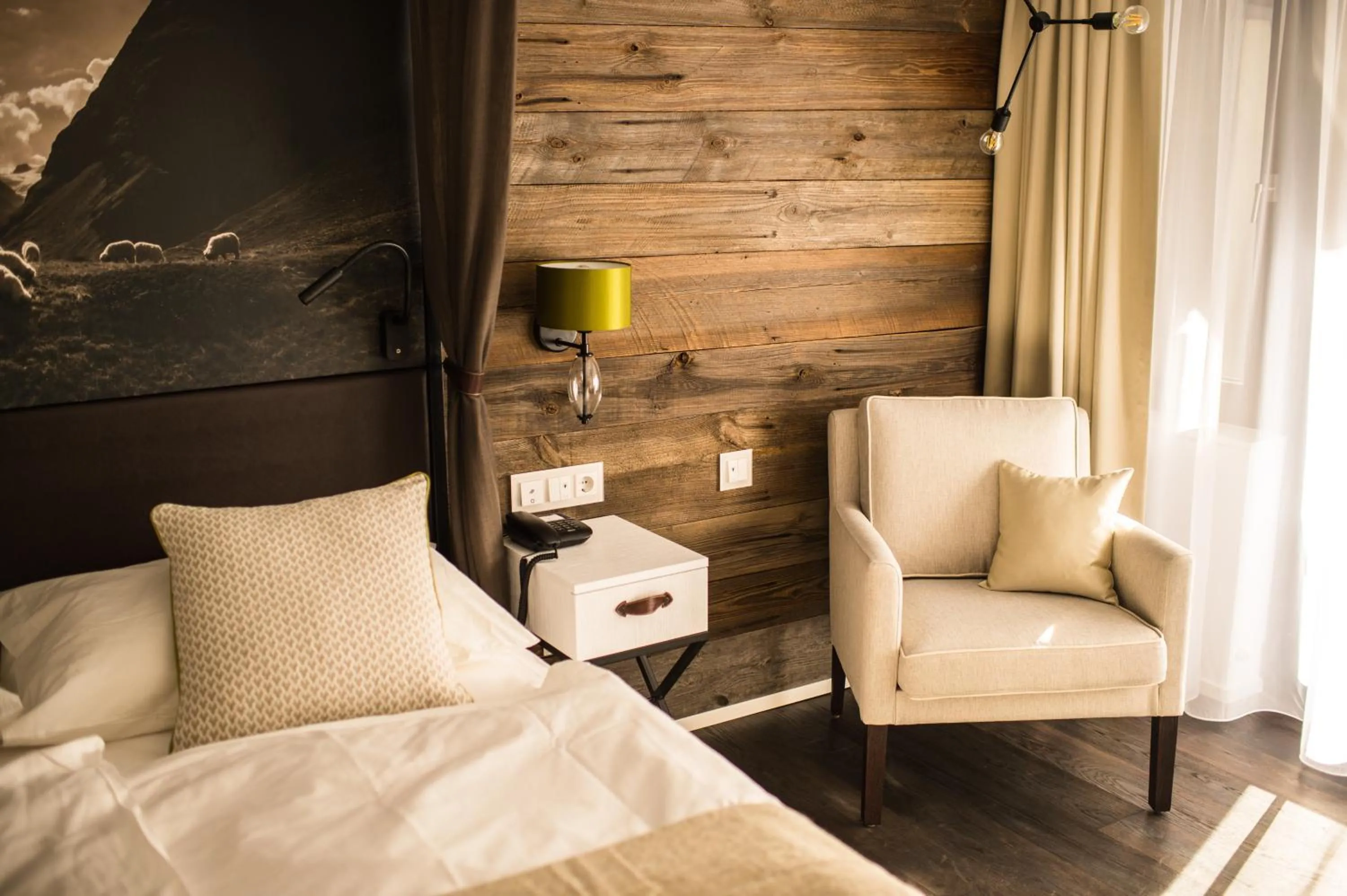 Bed in Wellness Hotel Alpenhof