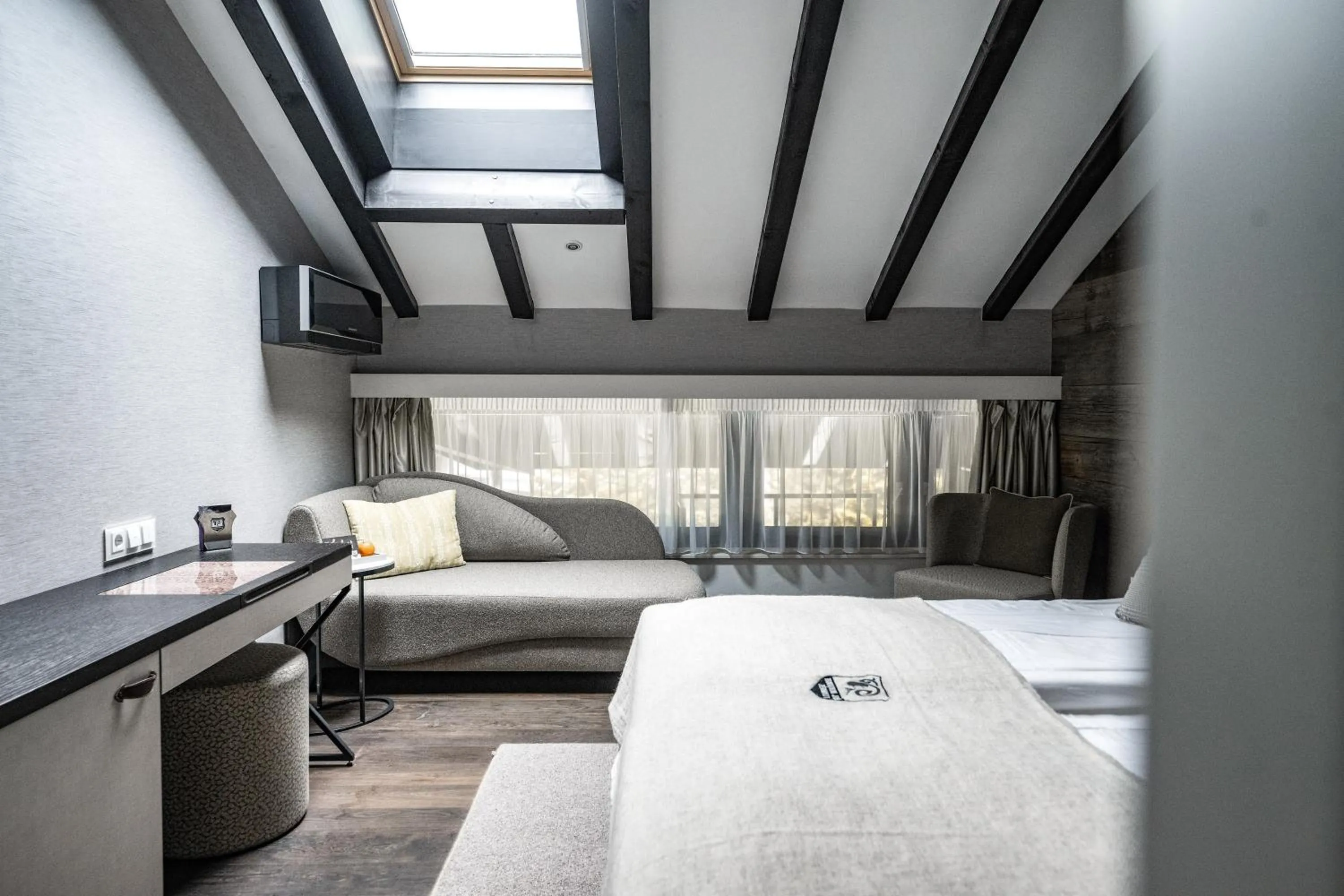 Photo of the whole room, Bed in Wellness Hotel Alpenhof