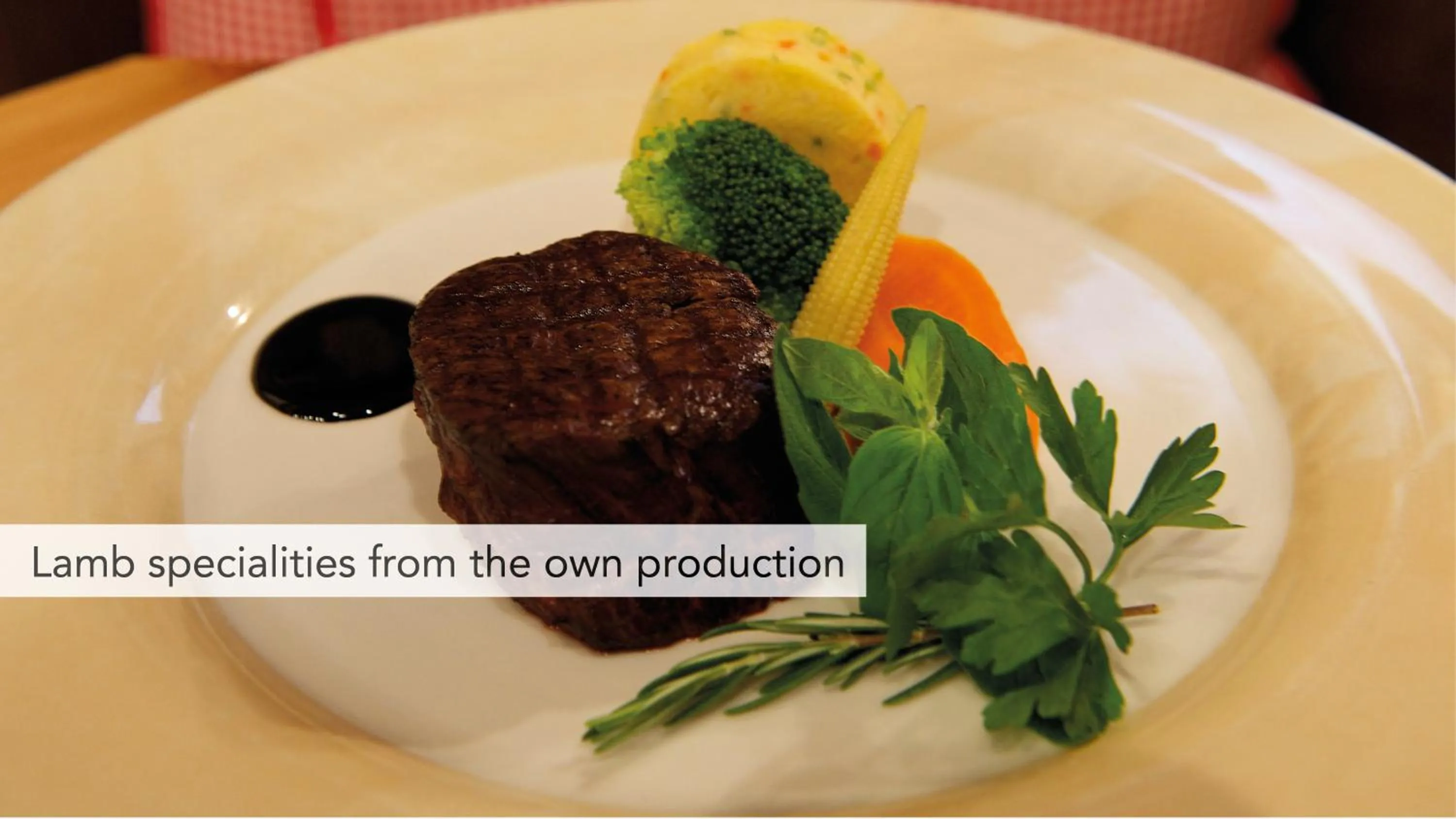 Food close-up in Wellness Hotel Alpenhof