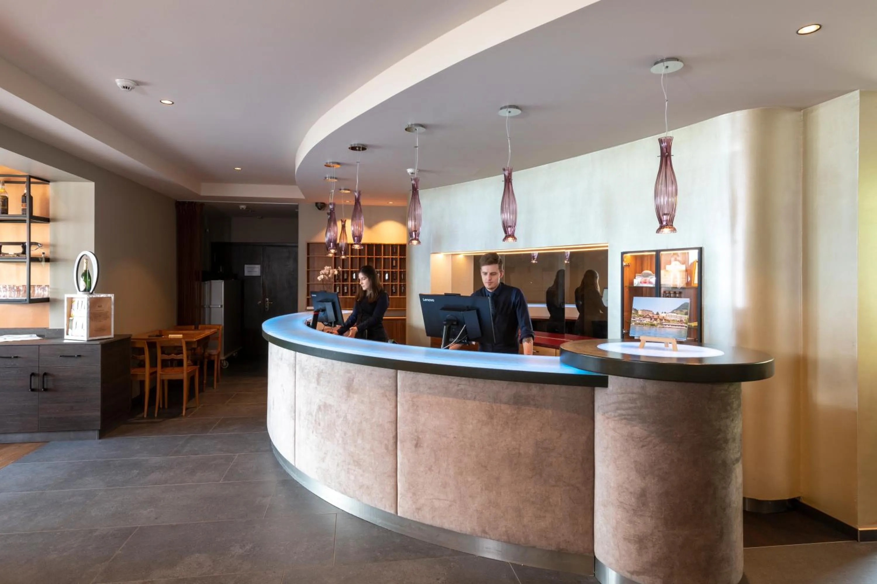 Lobby or reception in Hotel Alexander